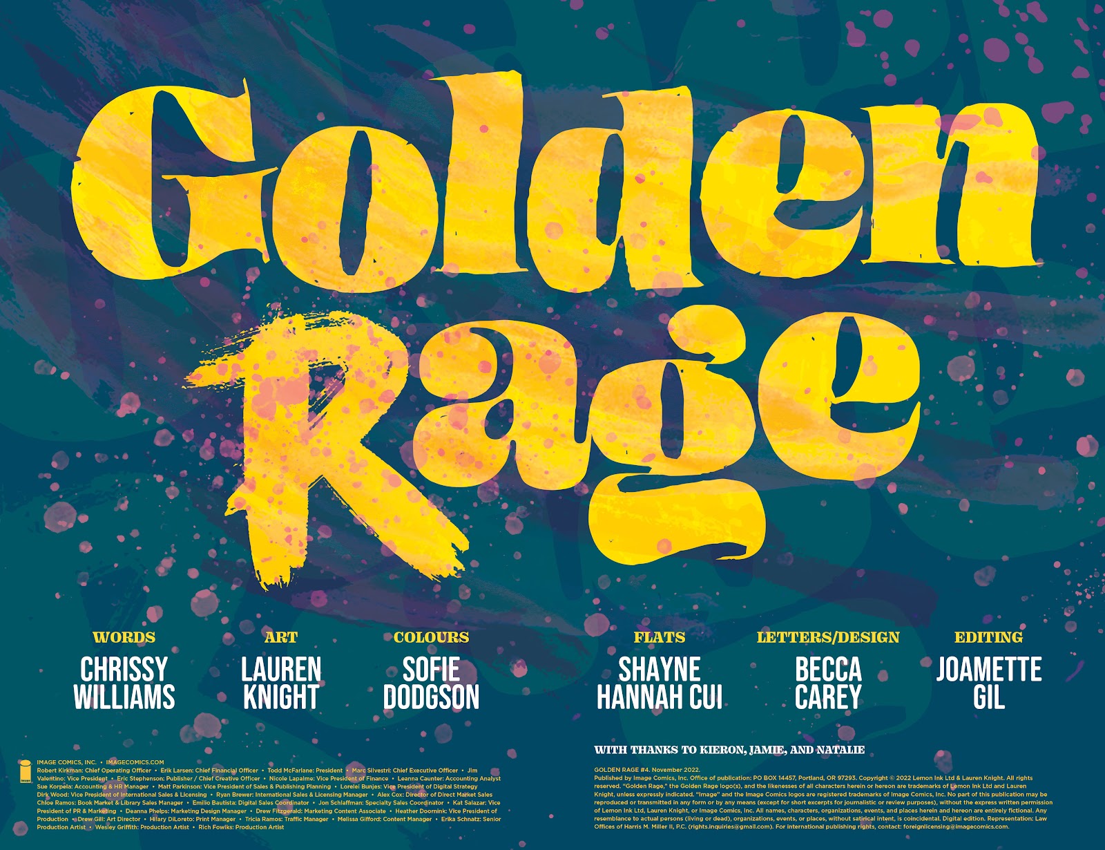 Golden Rage issue 4 - Page 2
