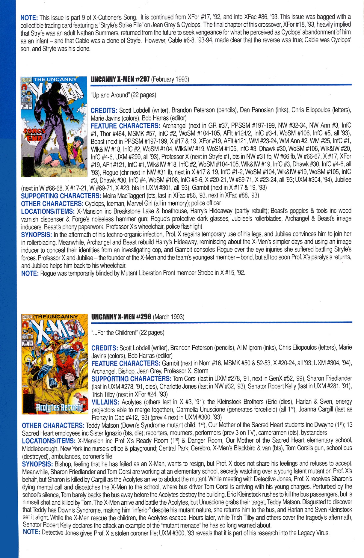 Read online Official Index to the Marvel Universe comic -  Issue #7 - 62