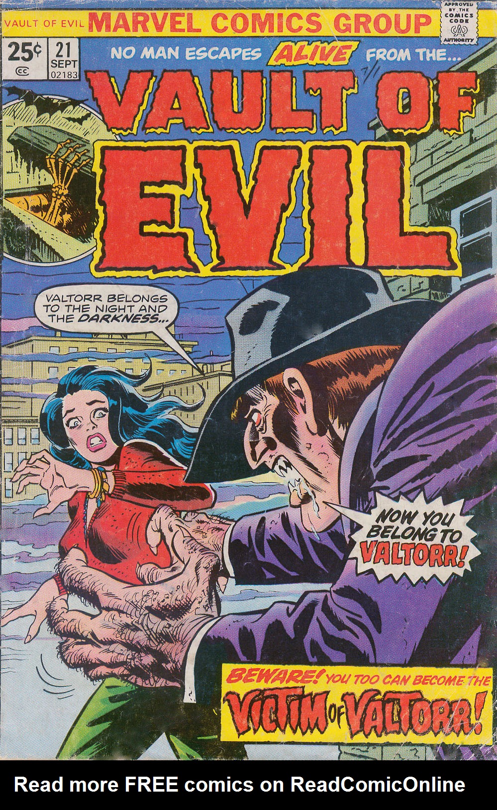 Read online Vault of Evil comic -  Issue #21 - 1