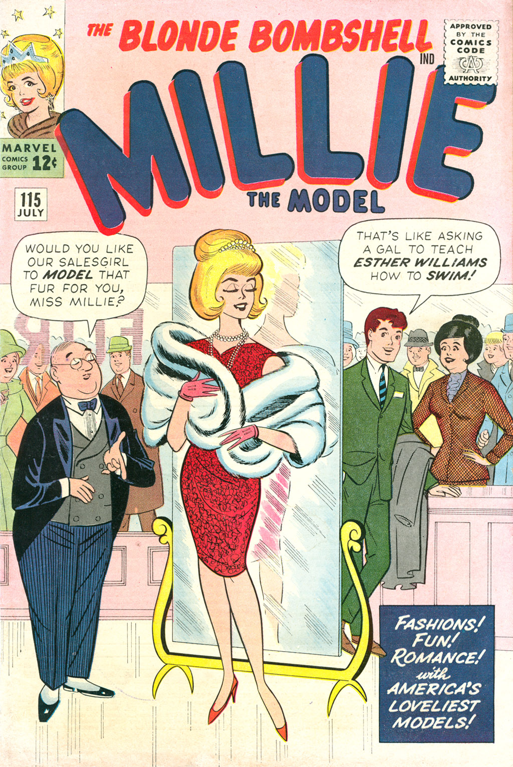 Read online Millie the Model comic -  Issue #115 - 1