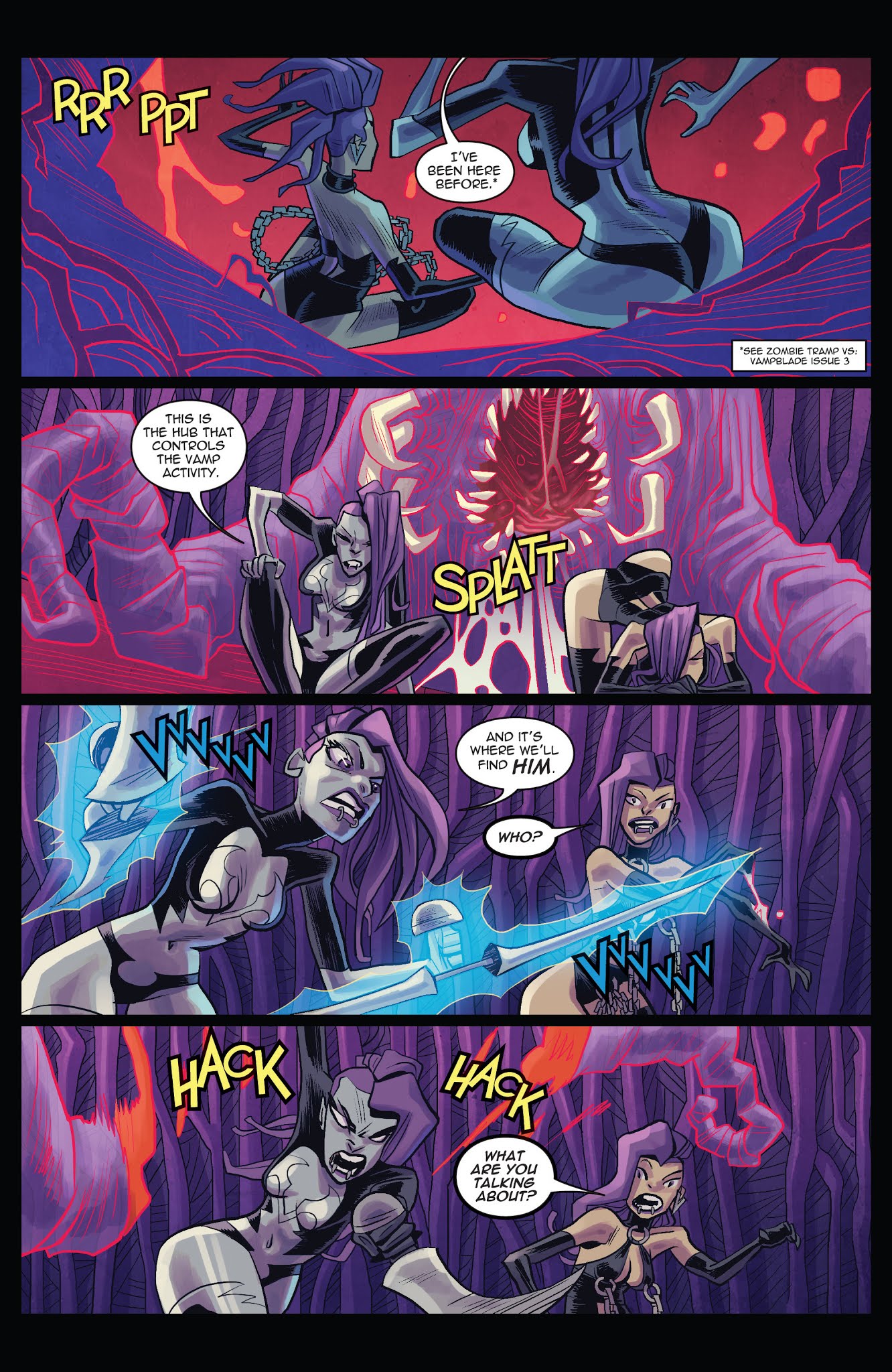 Read online Vampblade Season 3 comic -  Issue #4 - 7