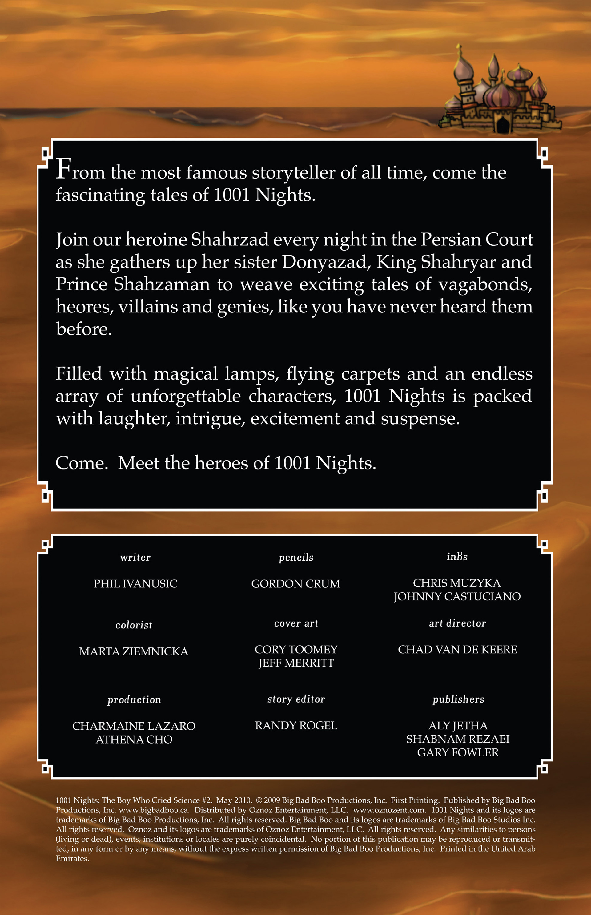 Read online 1001 Nights comic -  Issue #2 - 2