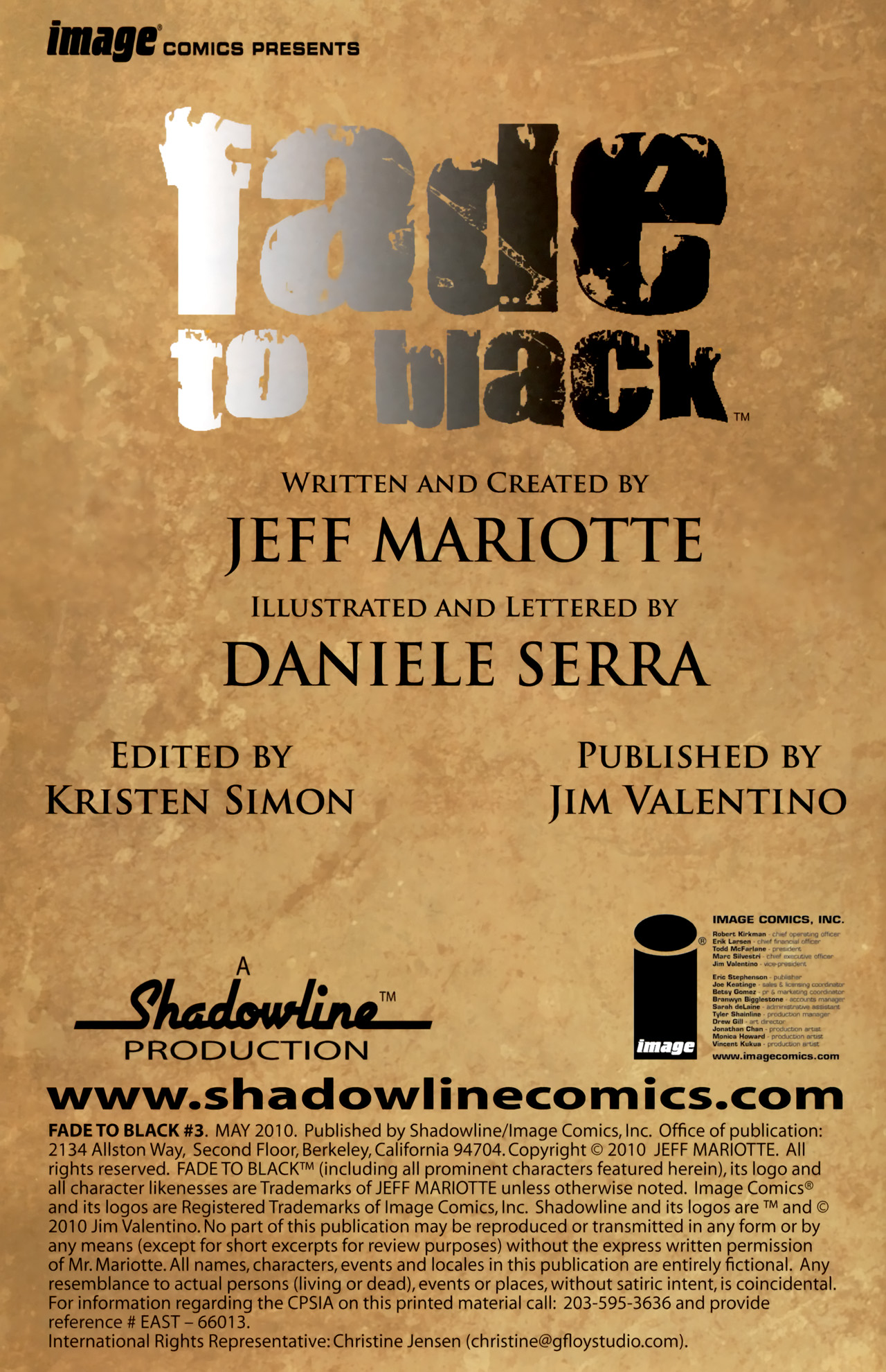 Read online Fade to Black comic -  Issue #3 - 2