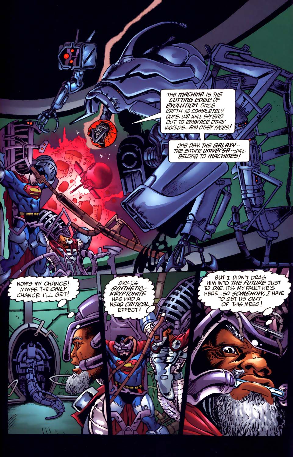 Read online Superman vs. The Terminator: Death to the Future comic -  Issue #3 - 5