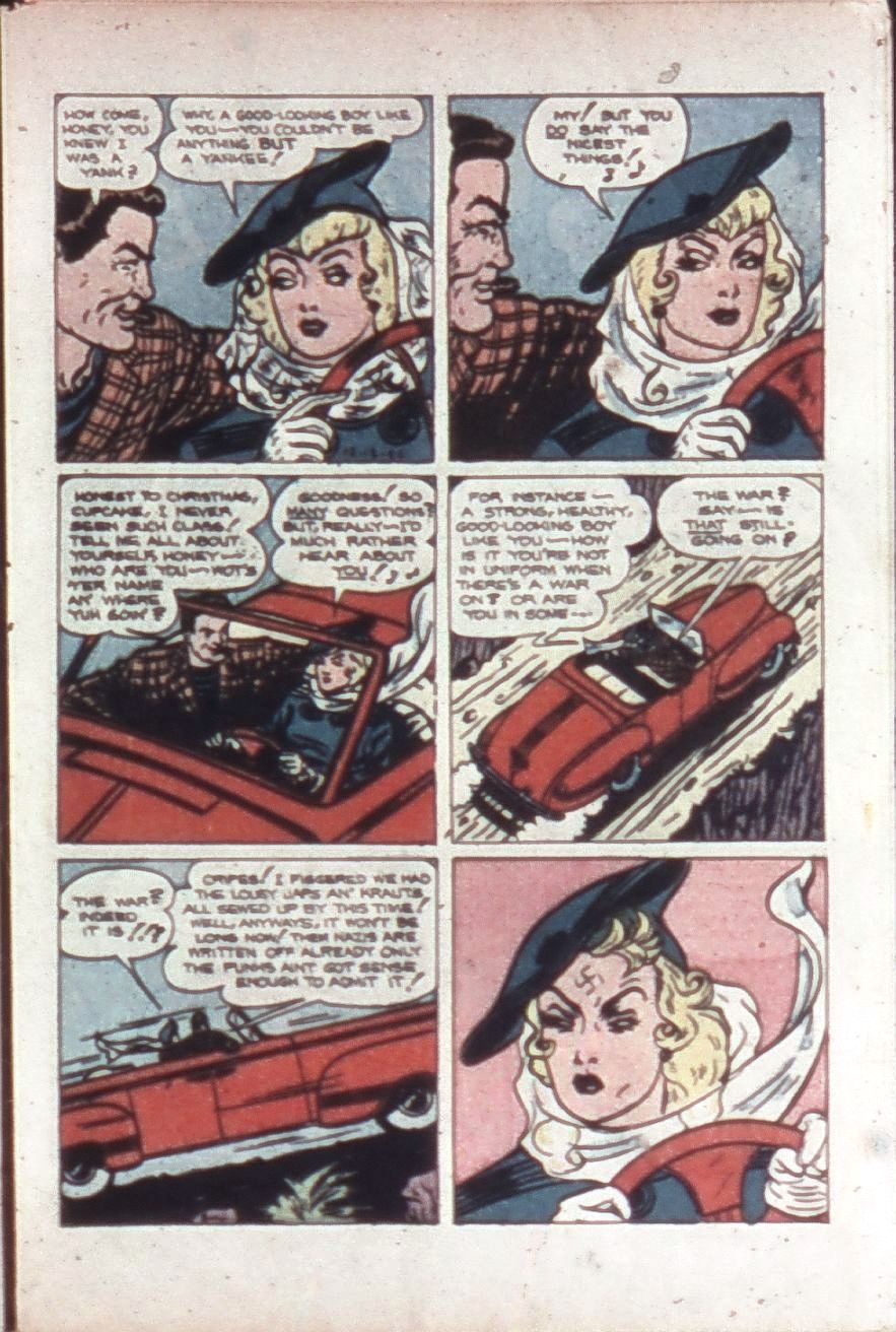 Read online Miss Fury (1942) comic -  Issue #6 - 13