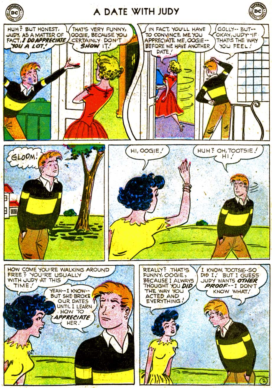 Read online A Date with Judy comic -  Issue #58 - 28