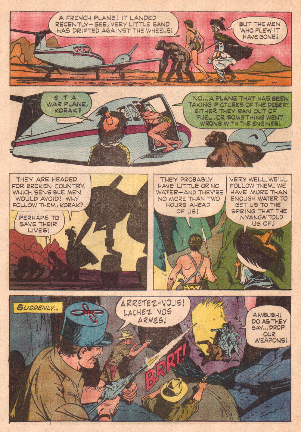 Read online Korak, Son of Tarzan (1964) comic -  Issue #7 - 8