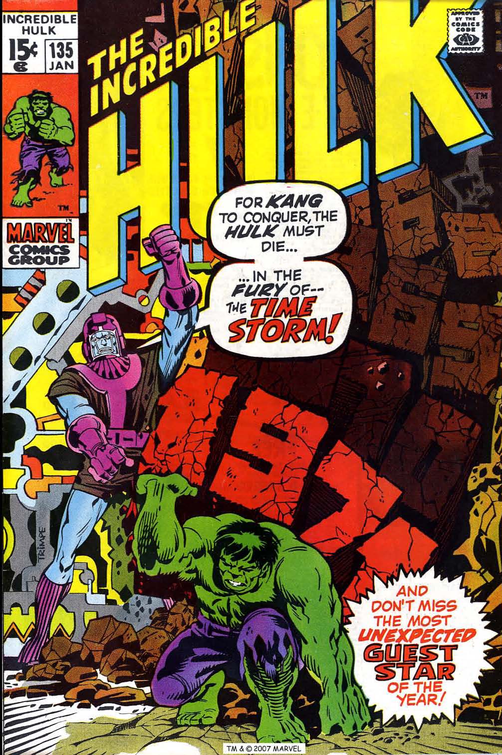 Read online The Incredible Hulk (1968) comic -  Issue #135 - 1