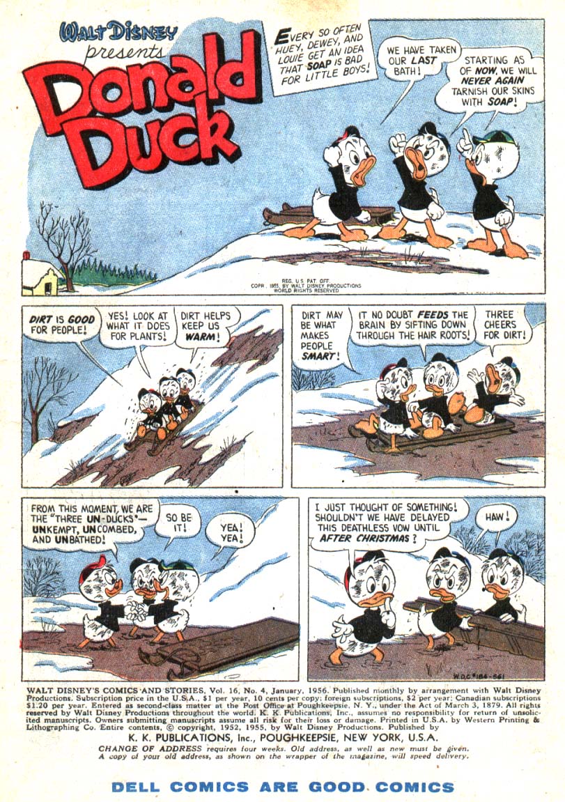 Read online Walt Disney's Comics and Stories comic -  Issue #184 - 3