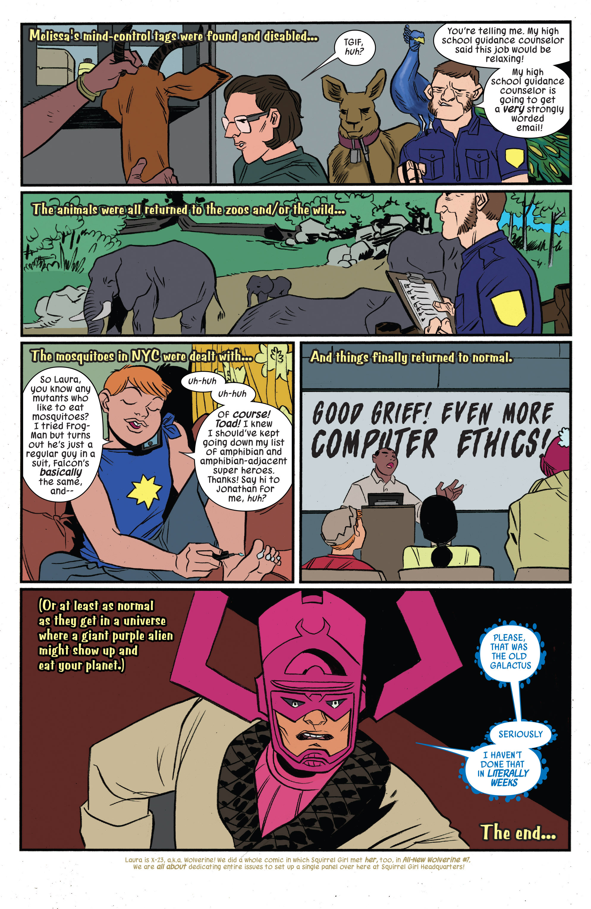 Read online The Unbeatable Squirrel Girl II comic -  Issue #20 - 20