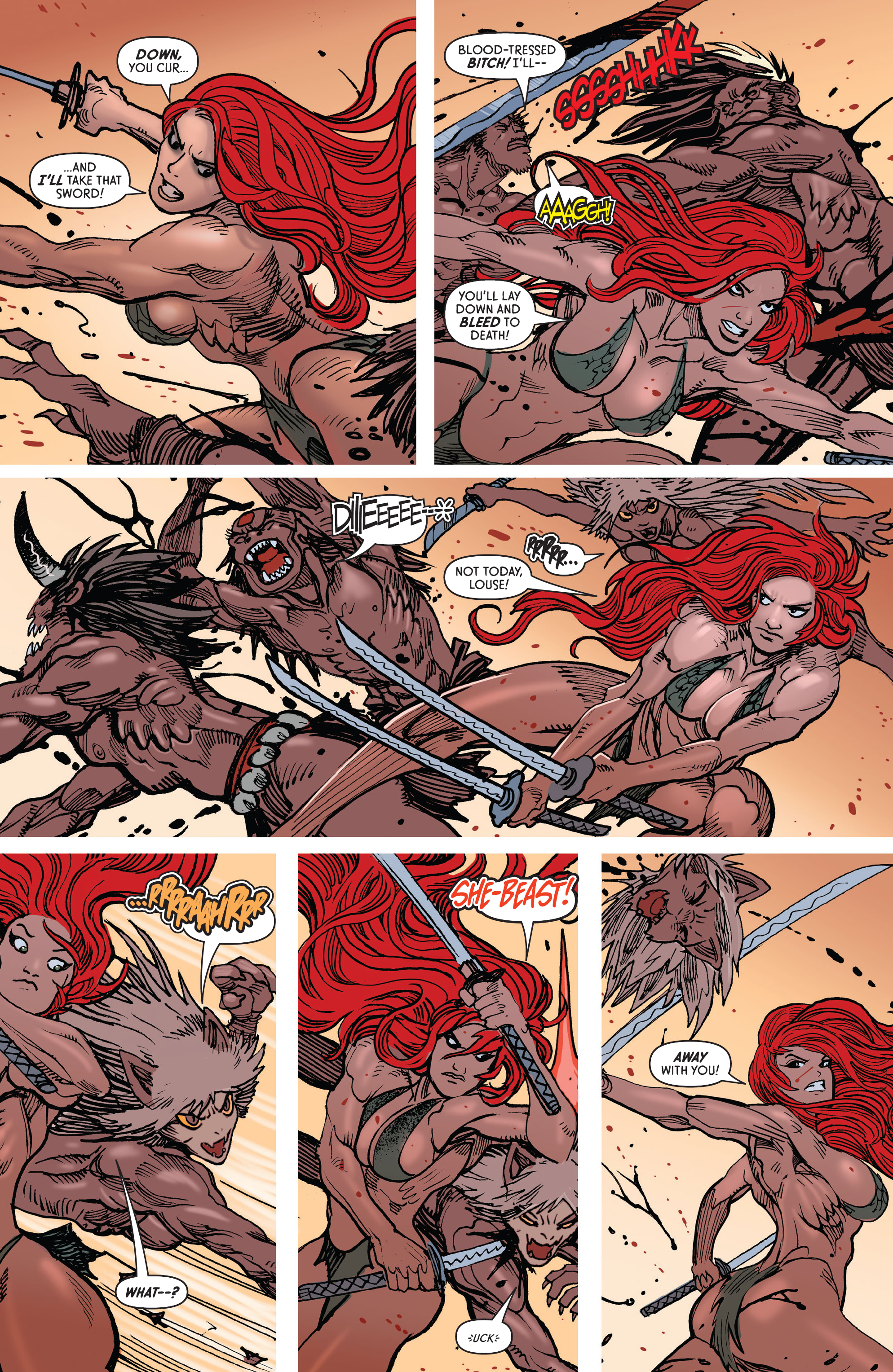 Read online The Invincible Red Sonja comic -  Issue #8 - 12