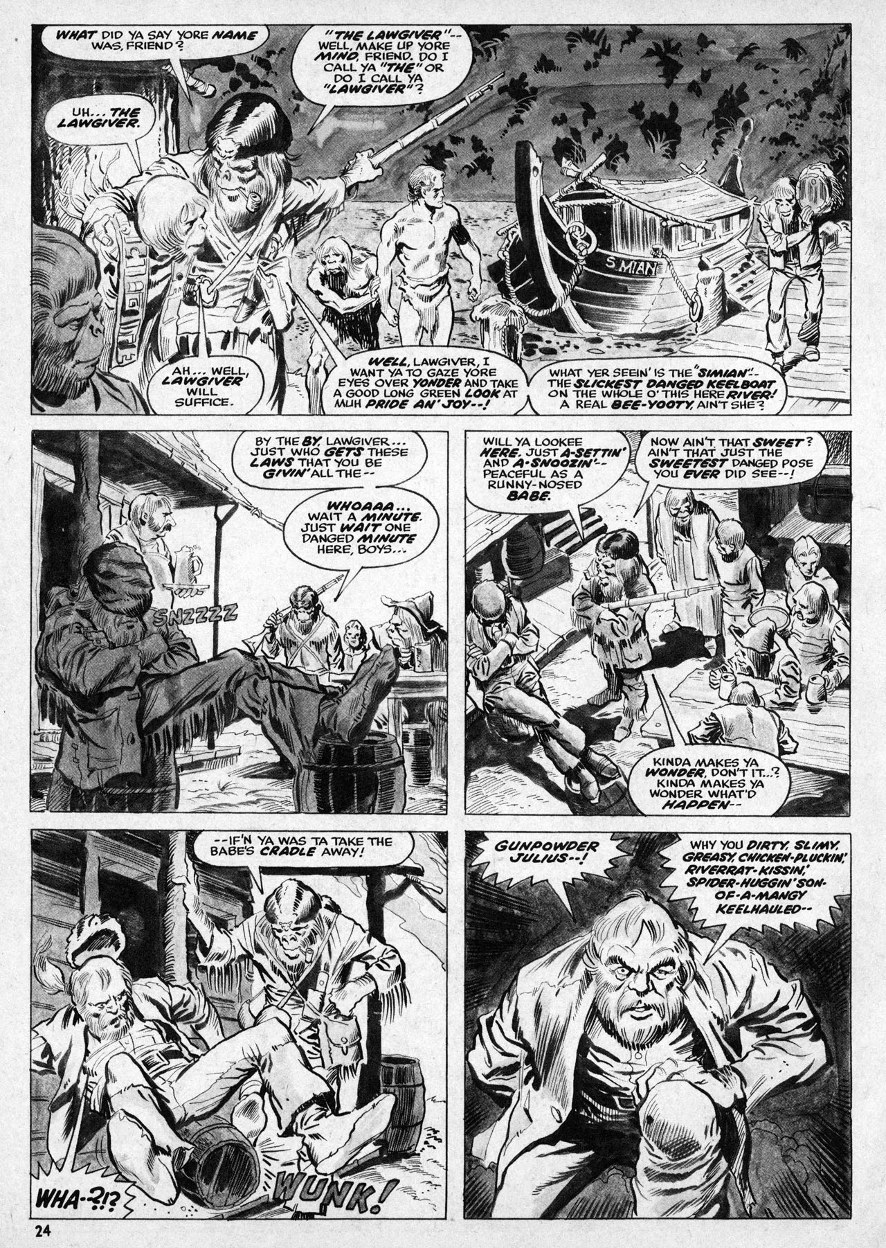 Read online Planet of the Apes comic -  Issue #4 - 23