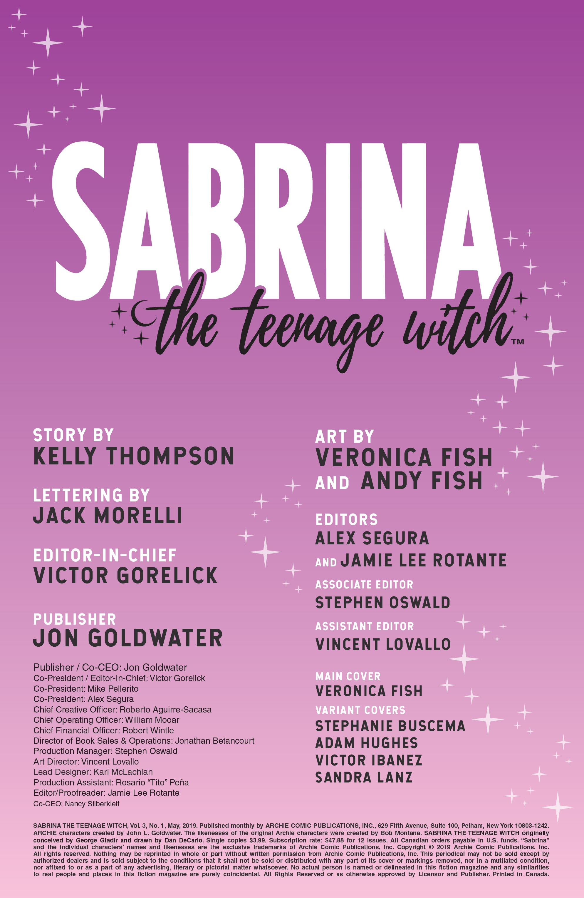 Read online Sabrina the Teenage Witch (2019) comic -  Issue #1 - 2
