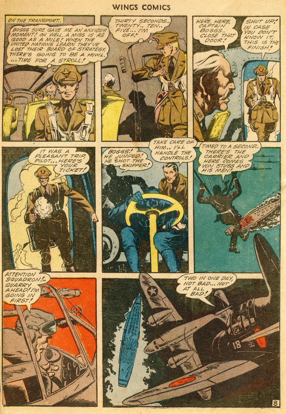 Read online Wings Comics comic -  Issue #39 - 10