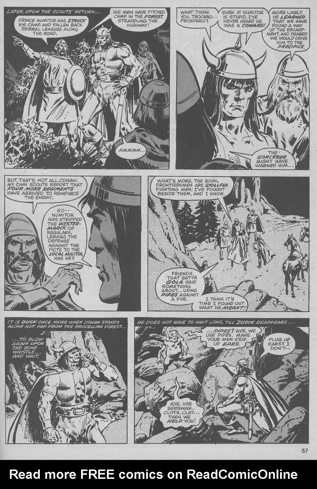 Read online The Savage Sword Of Conan comic -  Issue #51 - 57