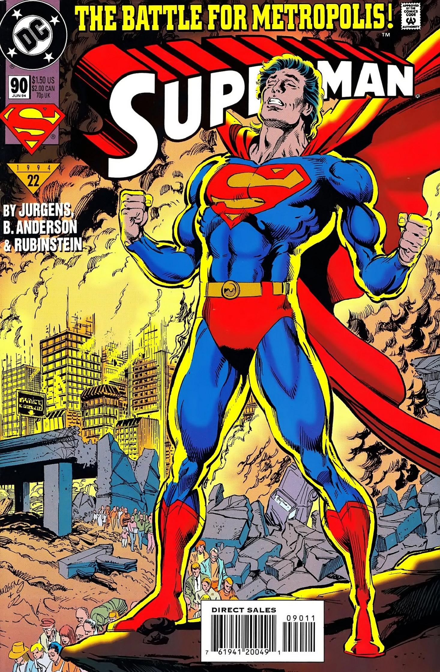 Read online Superman (1987) comic -  Issue #90 - 1