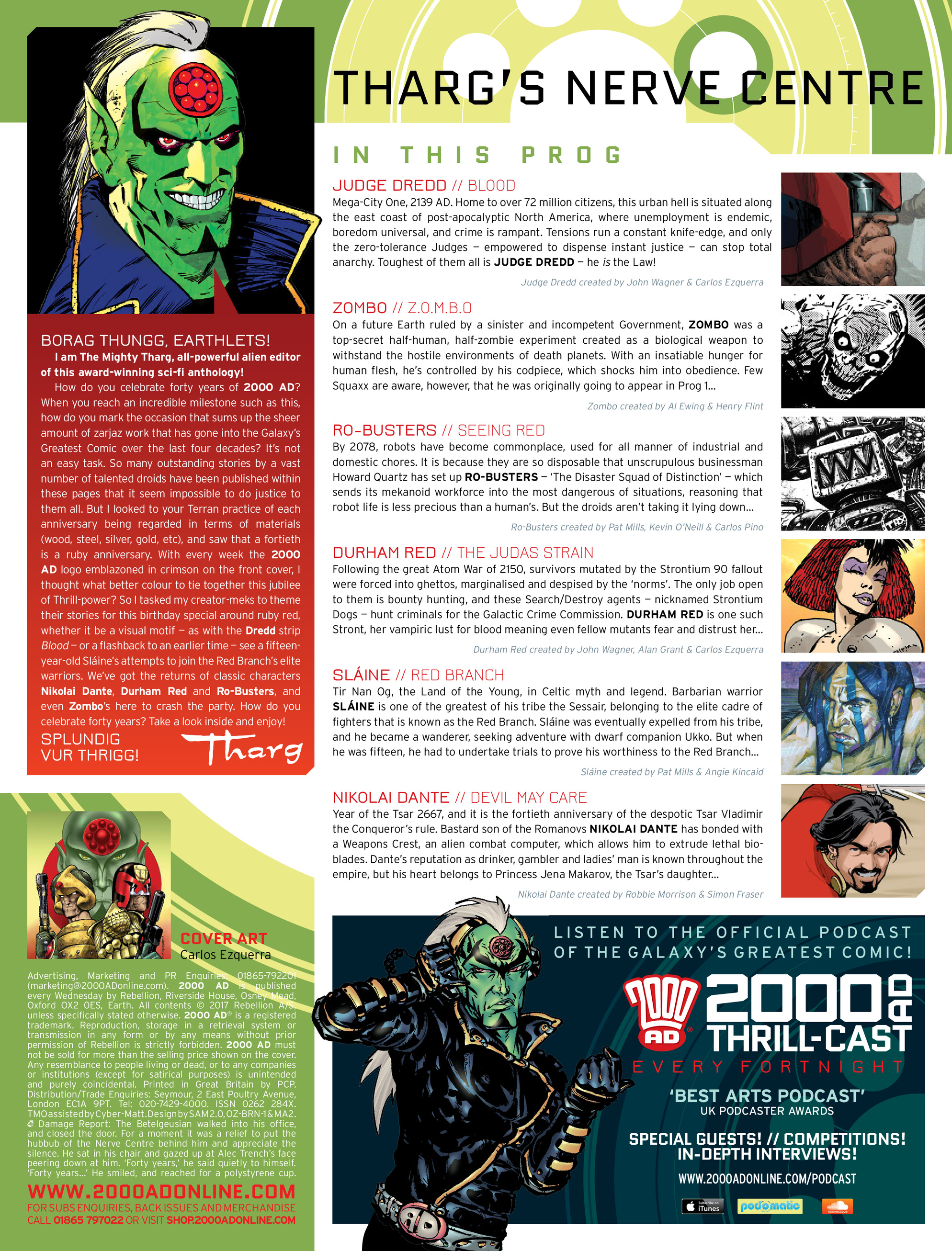 Read online 2000 AD comic -  Issue #2000 AD _40th Anniversary Special 2017 - 4