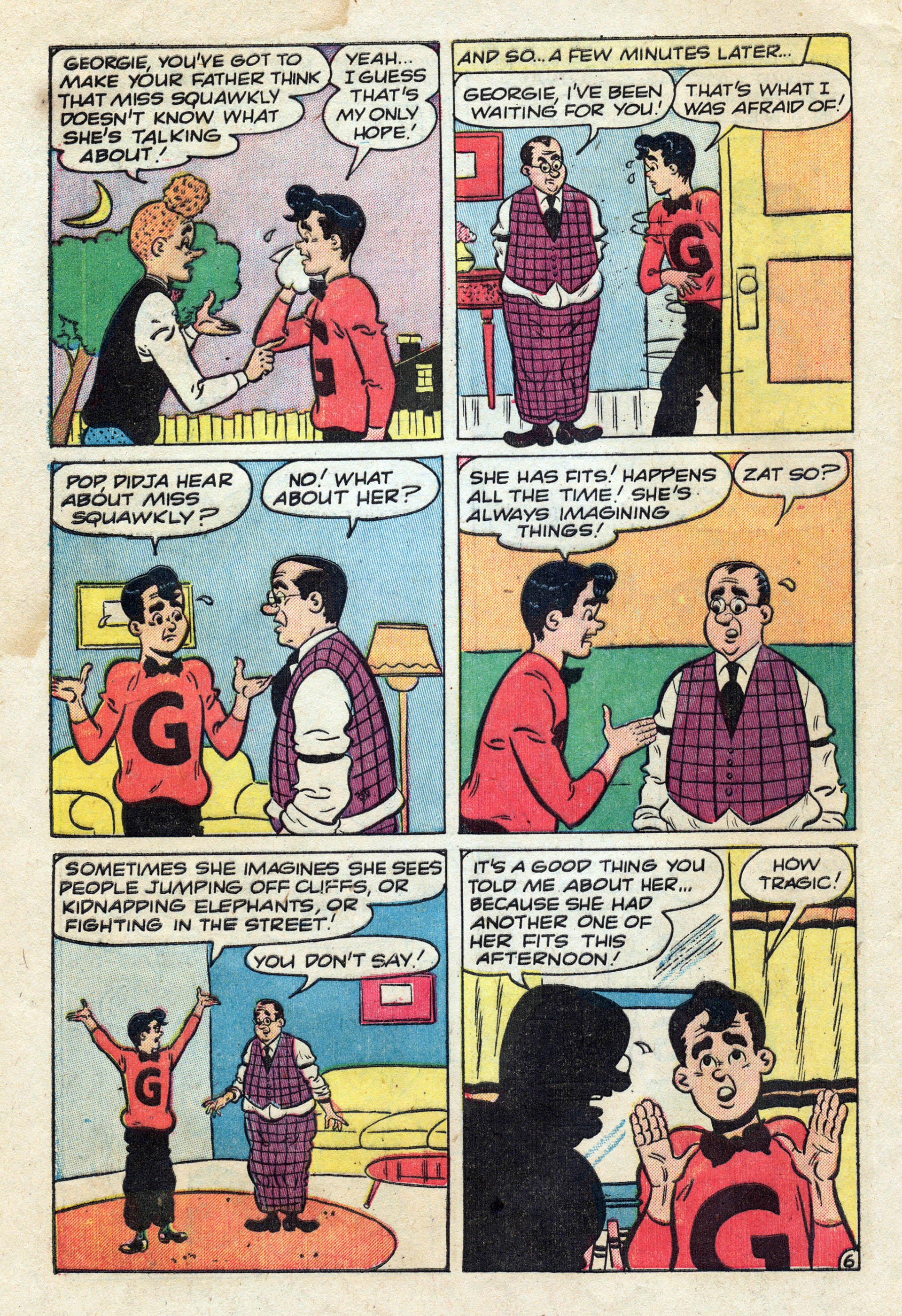Read online Georgie Comics (1949) comic -  Issue #33 - 8