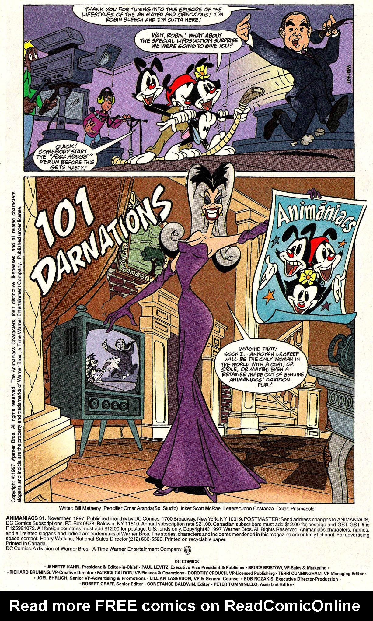 Read online Animaniacs comic -  Issue #31 - 3