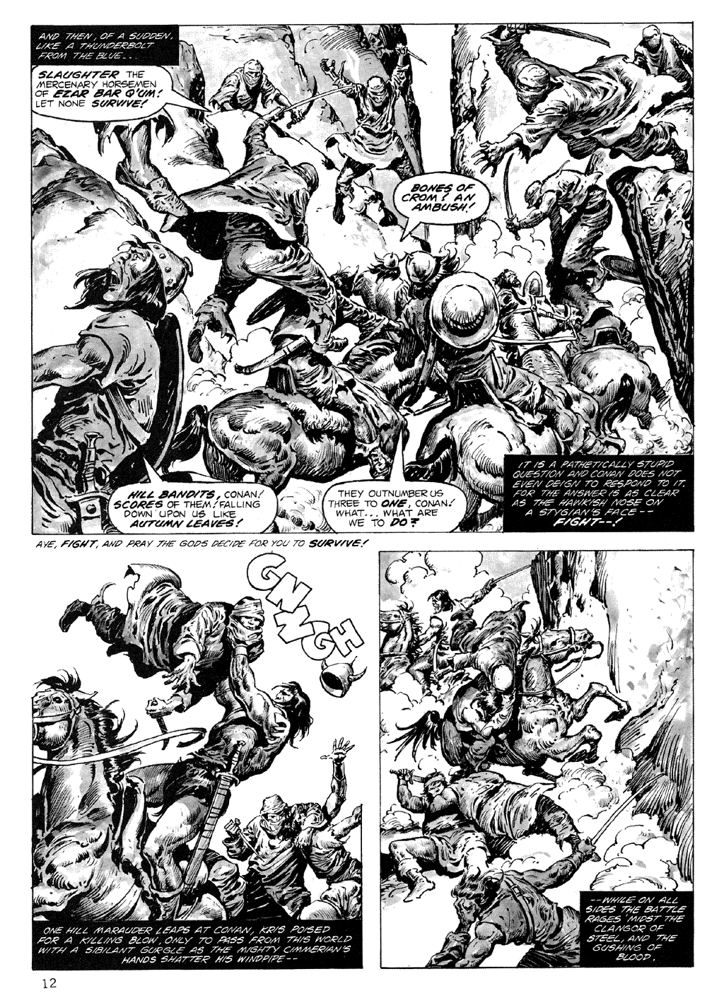 Read online The Savage Sword Of Conan comic -  Issue #71 - 12