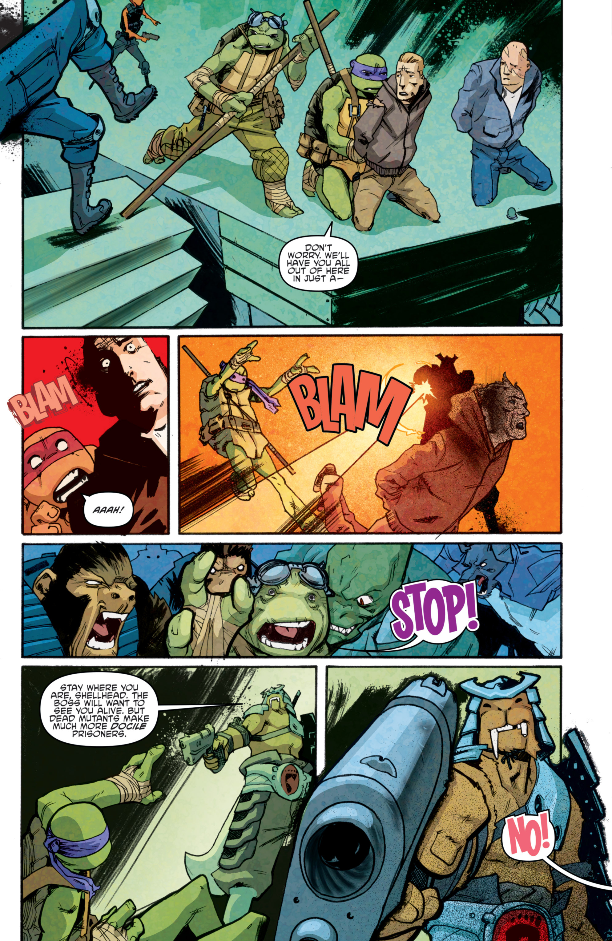 Read online Teenage Mutant Ninja Turtles: Turtles in Time comic -  Issue #4 - 16
