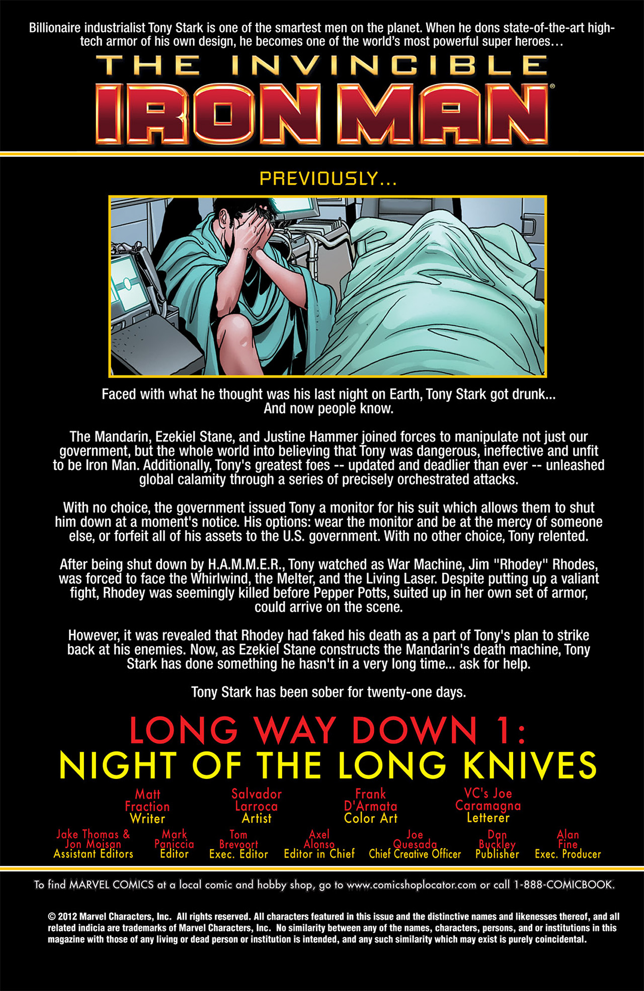 Read online The Invincible Iron Man (2008) comic -  Issue #516 - 2