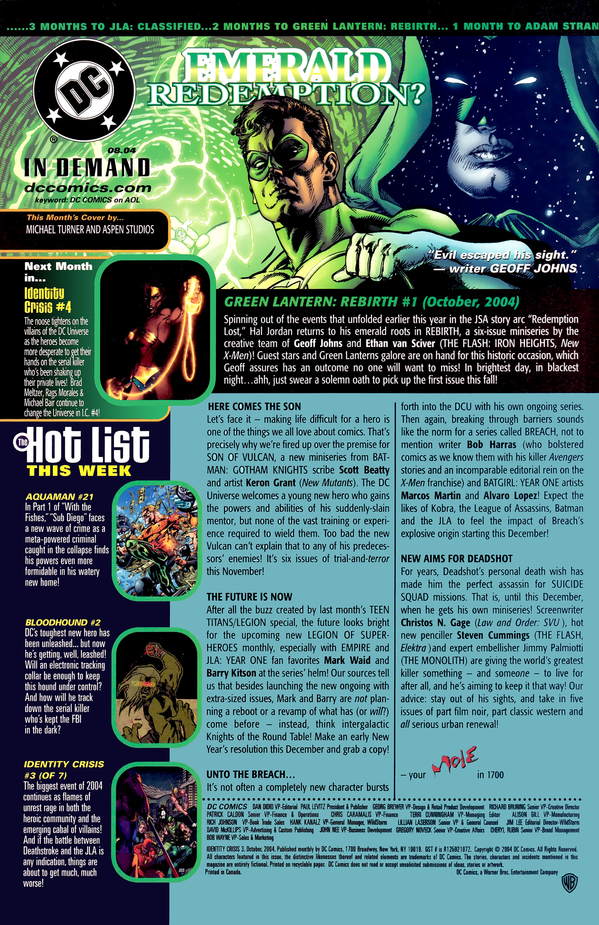 Read online Identity Crisis comic -  Issue #3 - 33