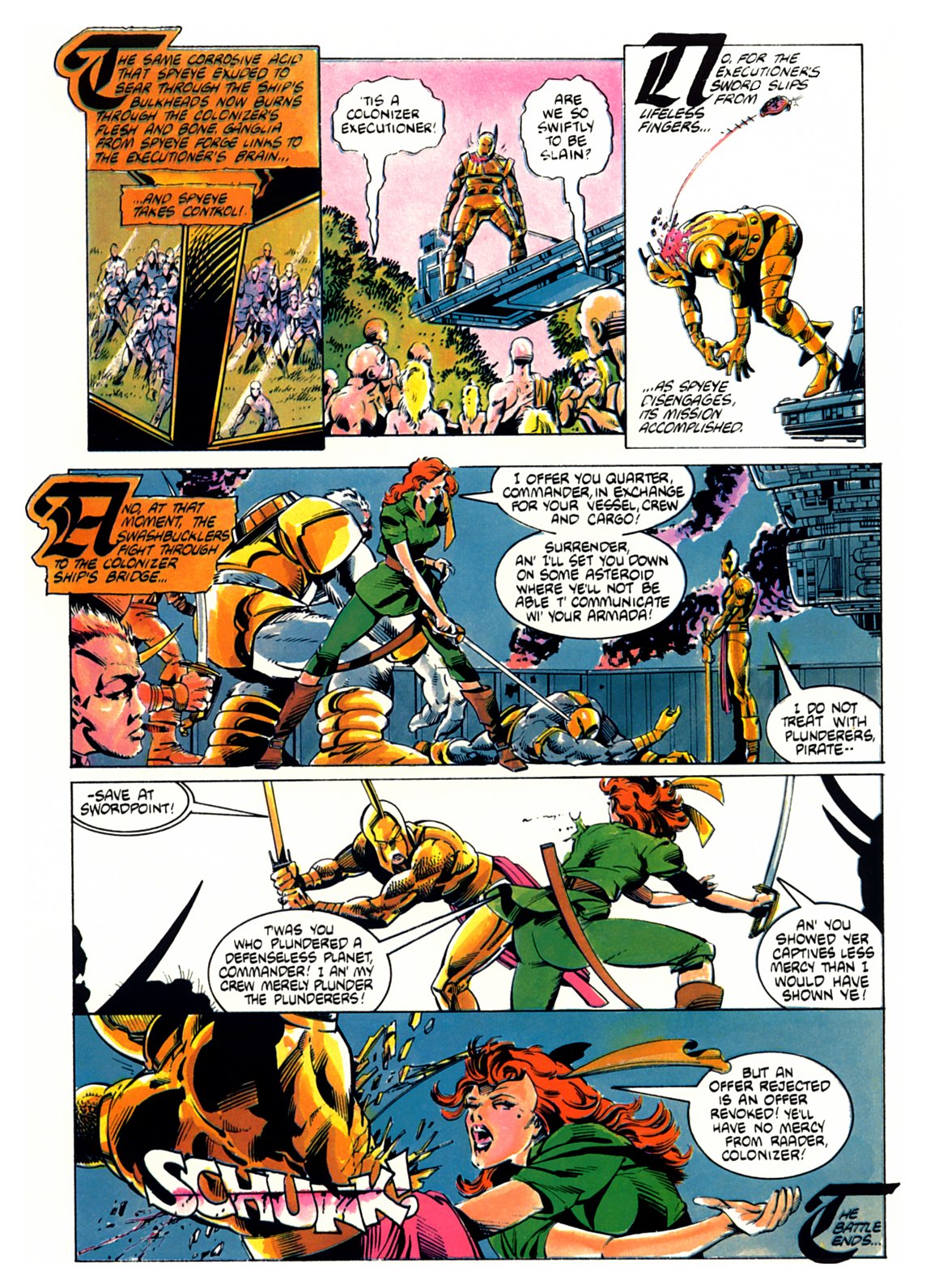 Read online Marvel Graphic Novel comic -  Issue #14 - Swords of the Swashbucklers - 26
