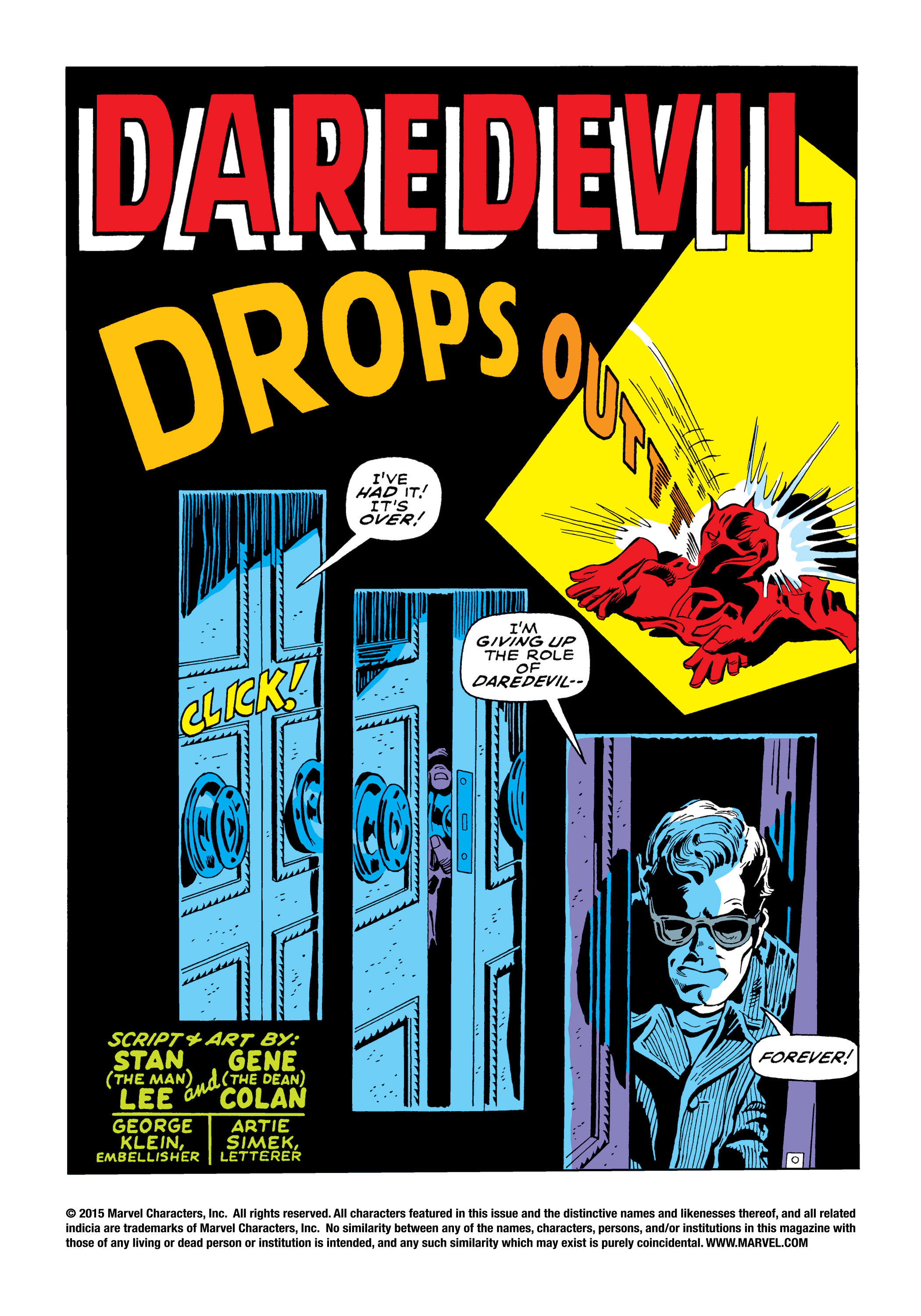Read online Marvel Masterworks: Daredevil comic -  Issue # TPB 5 (Part 2) - 54