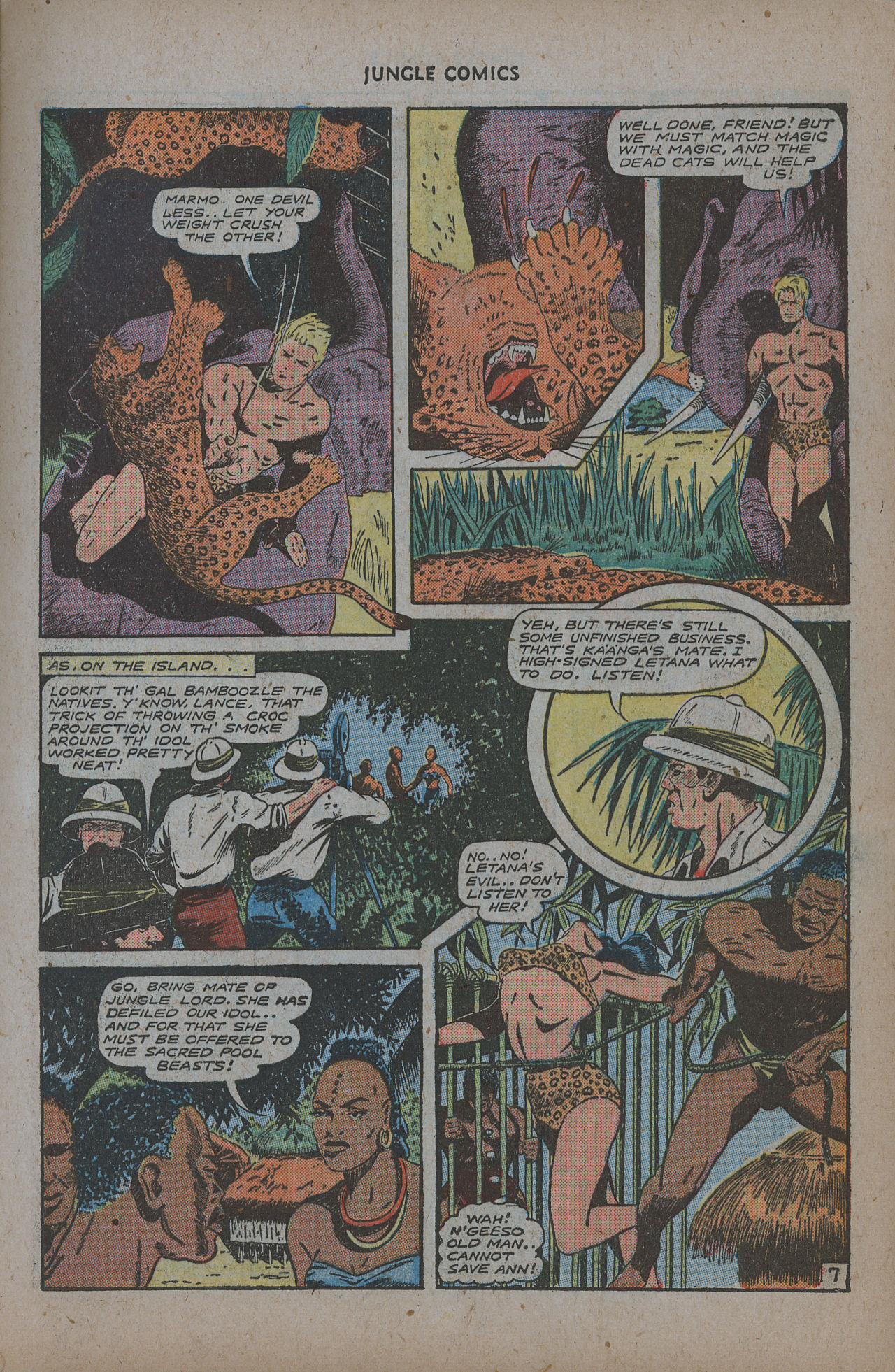 Read online Jungle Comics comic -  Issue #71 - 9
