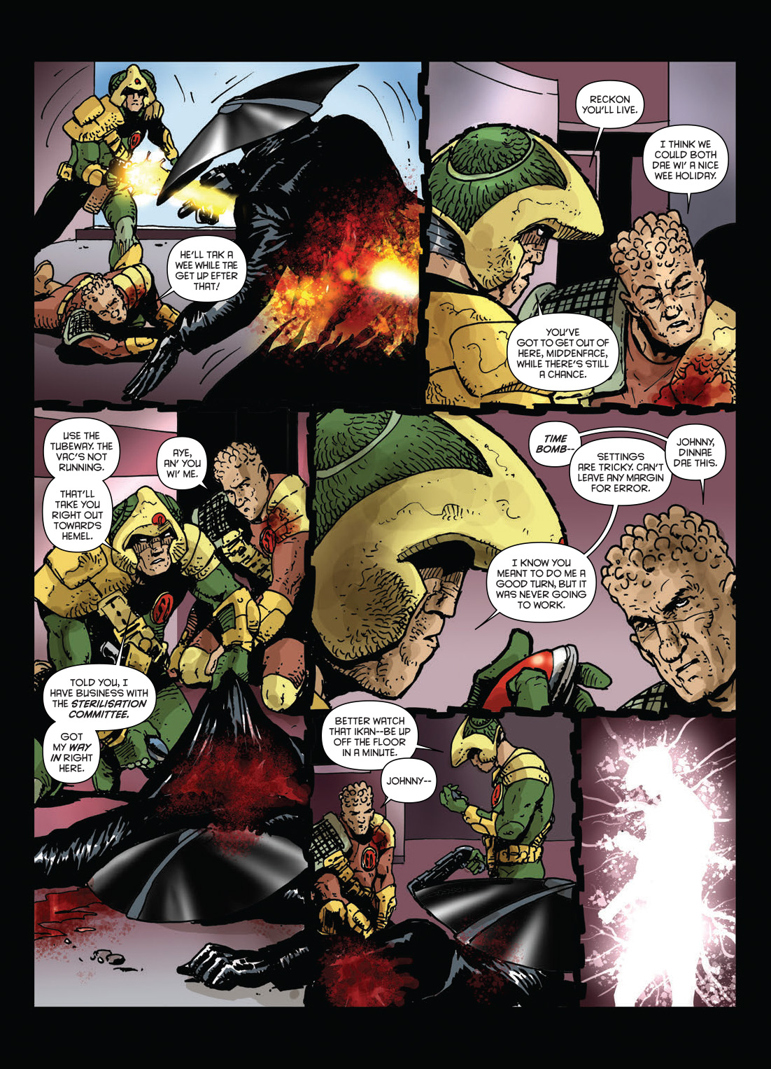 Read online Strontium Dog: The Life and Death of Johnny Alpha: Dogs of War comic -  Issue # TPB - 126