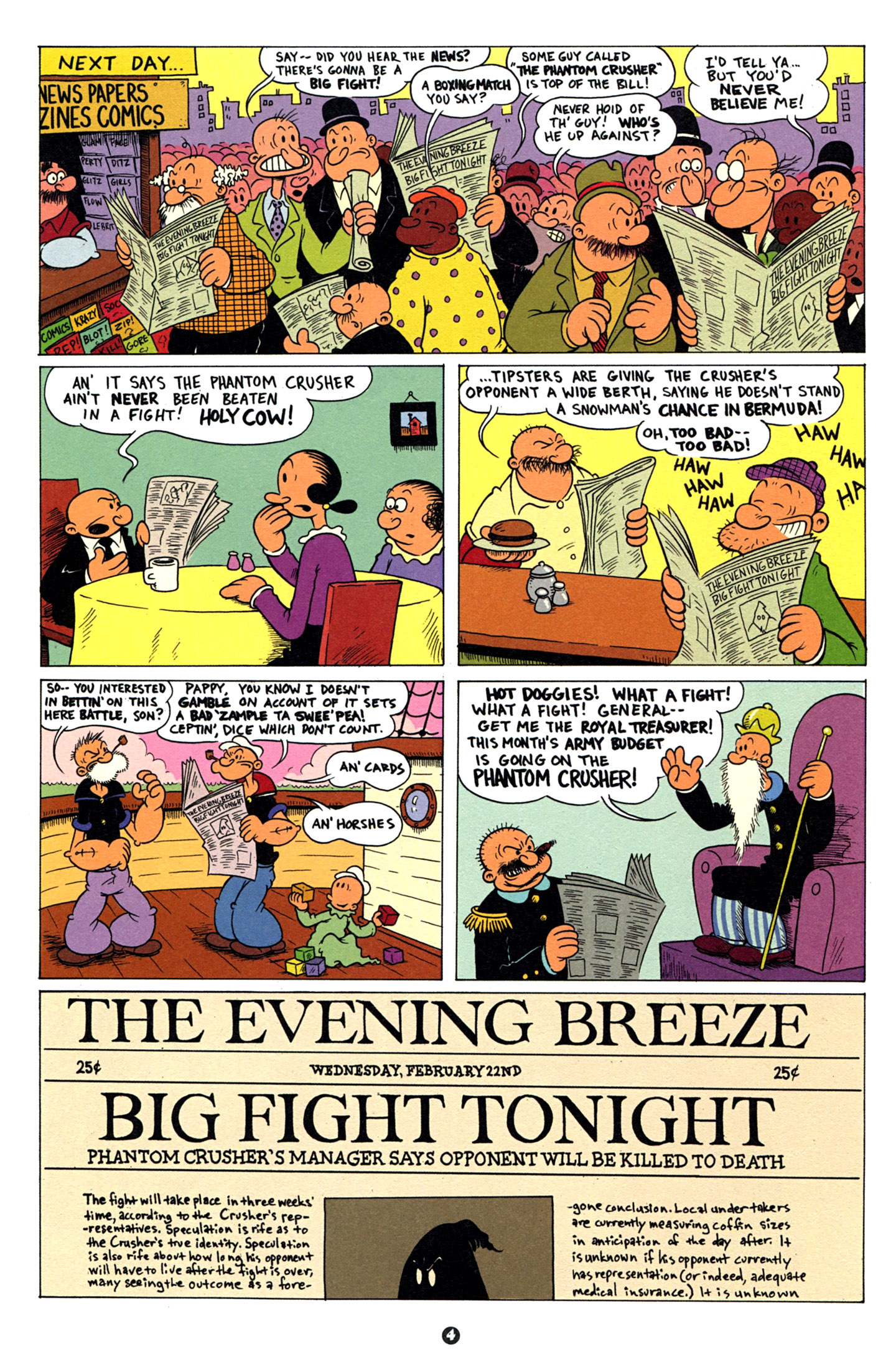 Read online Popeye (2012) comic -  Issue #3 - 6