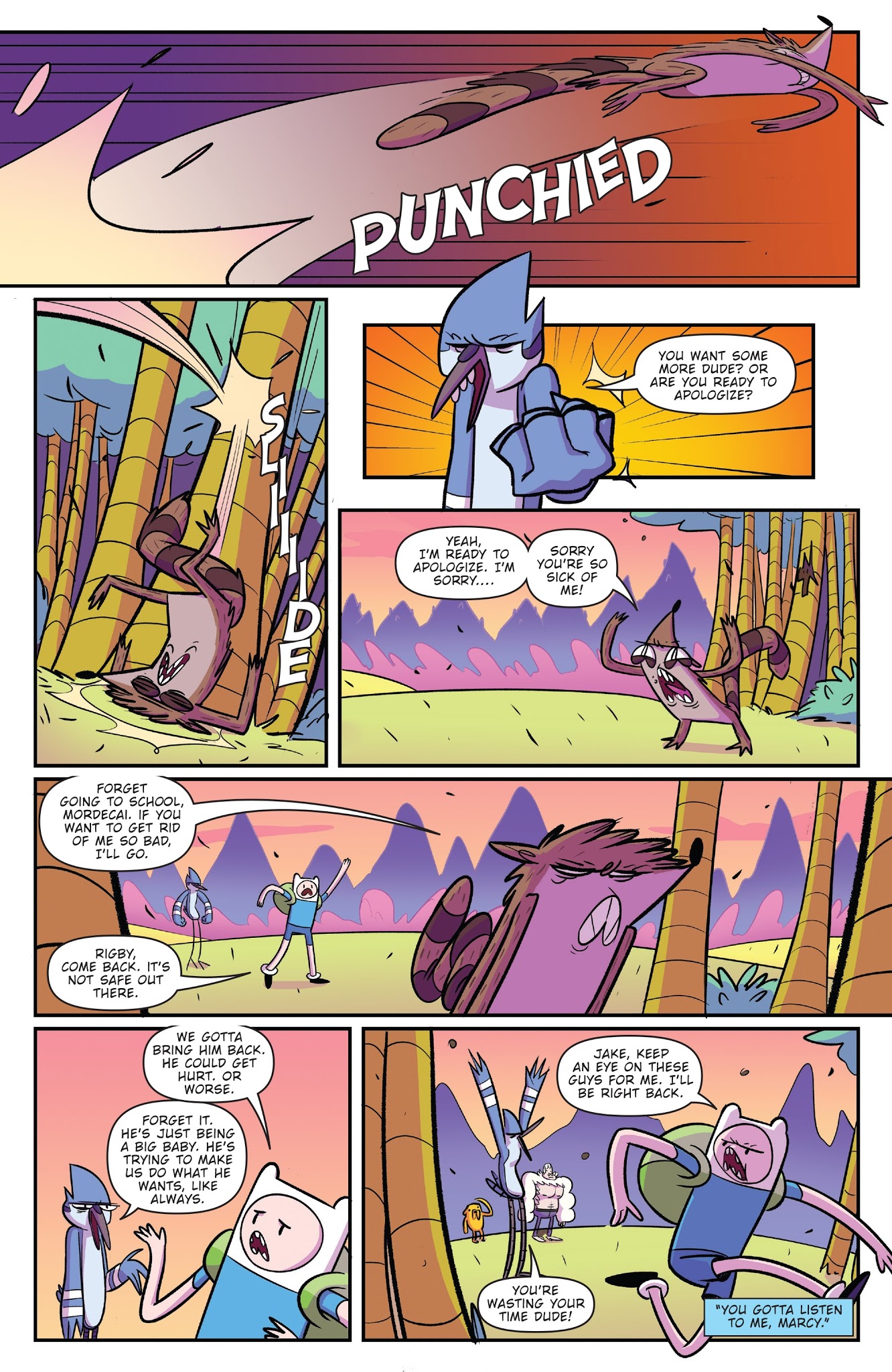 Read online Adventure Time/Regular Show comic -  Issue #5 - 6