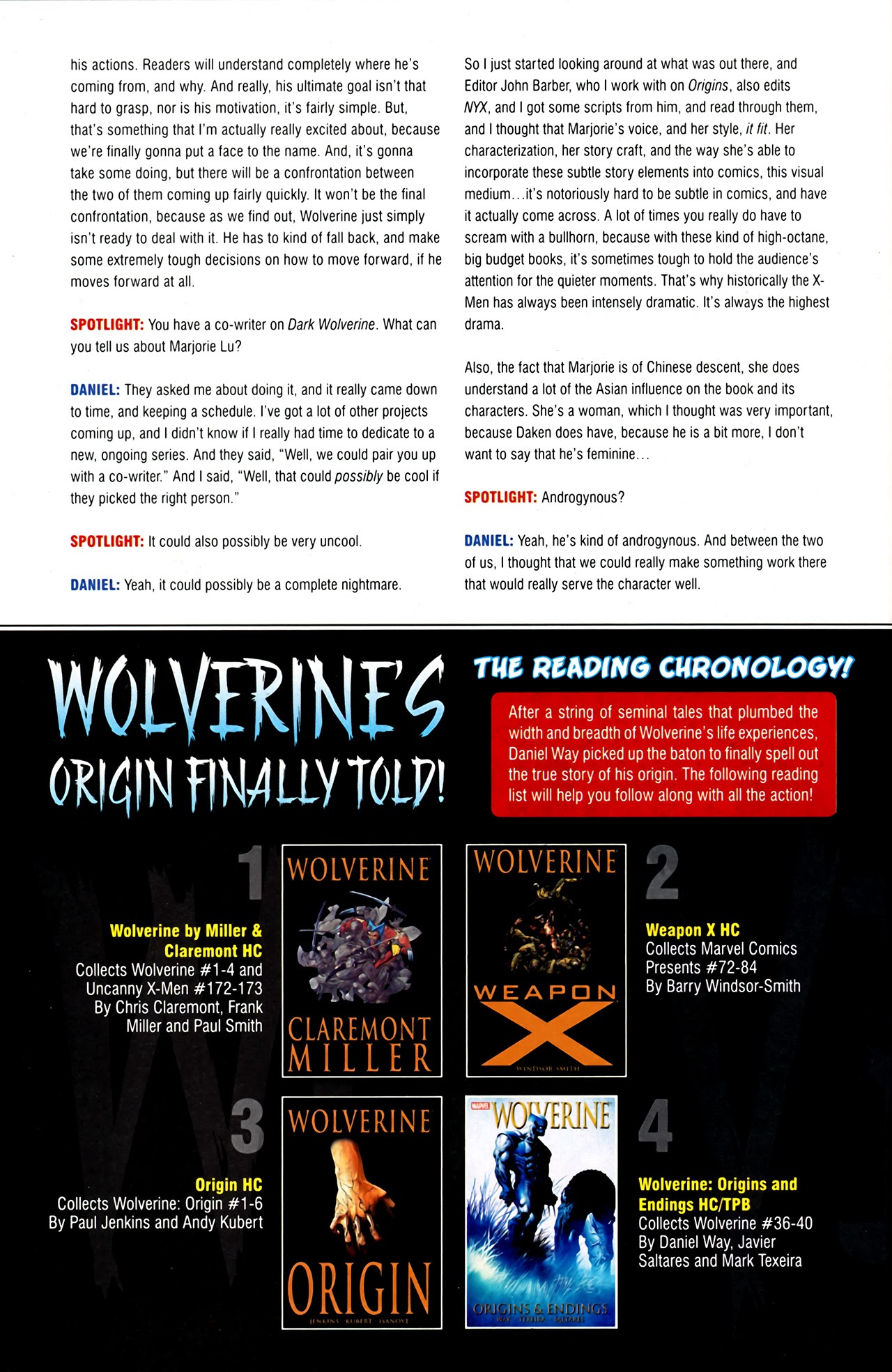 Read online Marvel Spotlight: Wolverine comic -  Issue # Full - 9