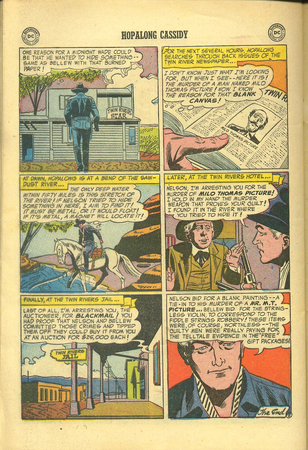 Read online Hopalong Cassidy comic -  Issue #92 - 32