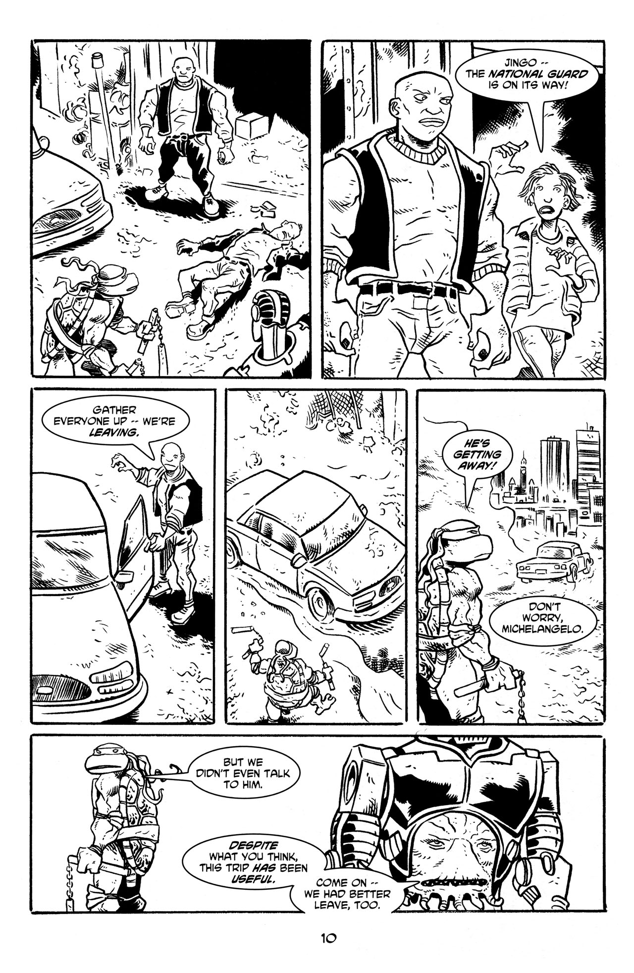 Read online Michelangelo The Third Kind comic -  Issue #3 - 12