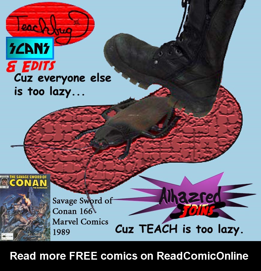 Read online The Savage Sword Of Conan comic -  Issue #166 - 70