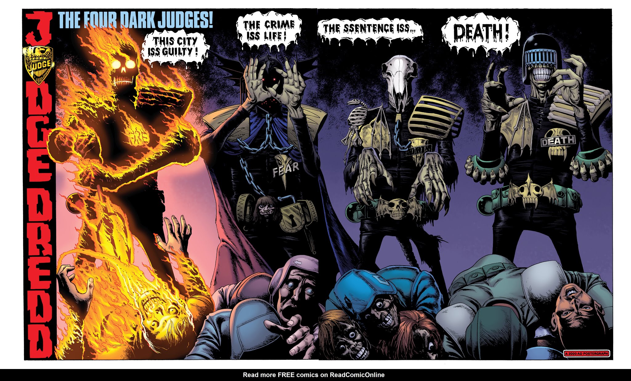 Read online Judge Dredd Classics: The Dark Judges comic -  Issue # TPB - 34