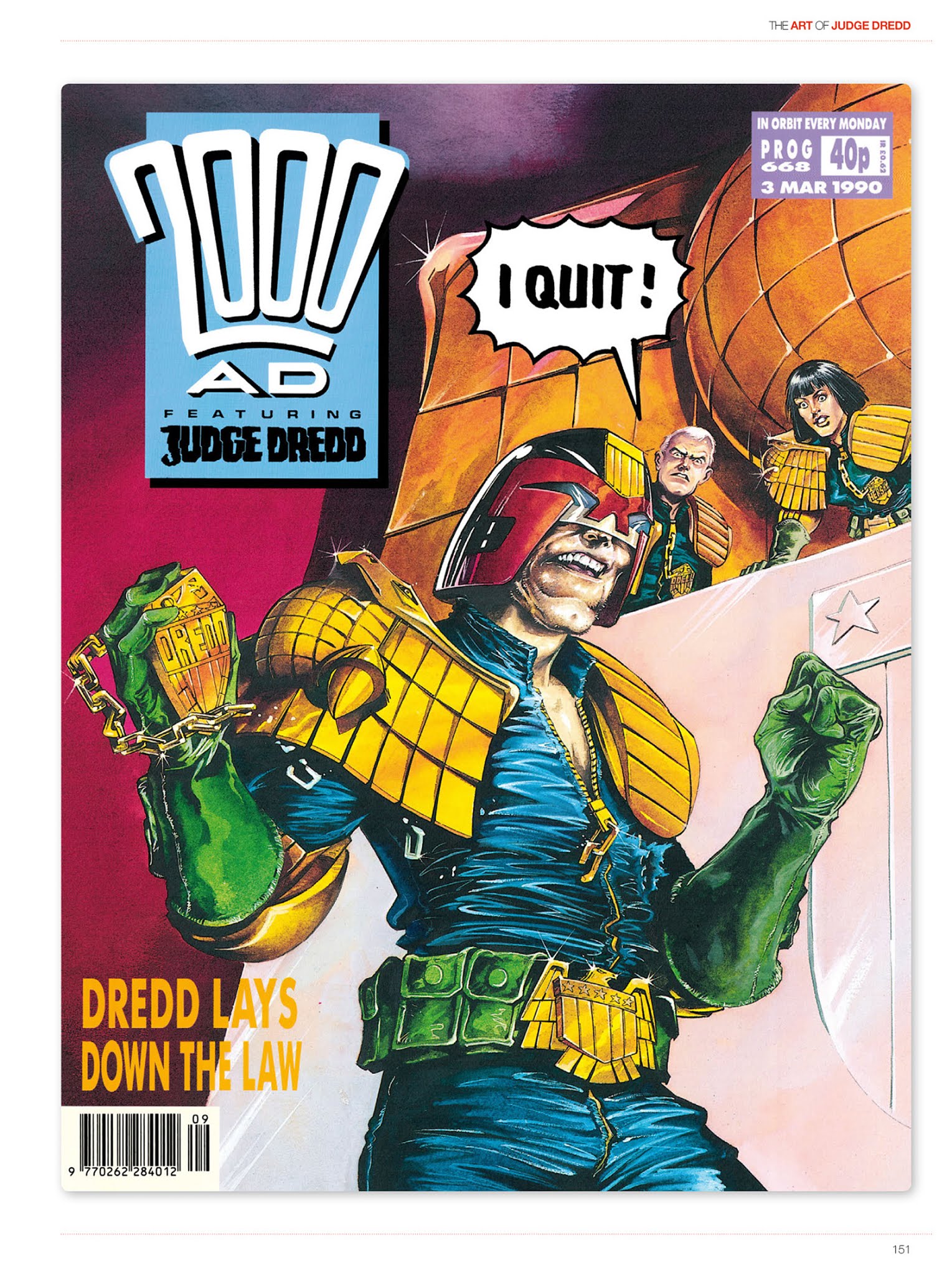 Read online The Art of Judge Dredd: Featuring 35 Years of Zarjaz Covers comic -  Issue # TPB (Part 2) - 60