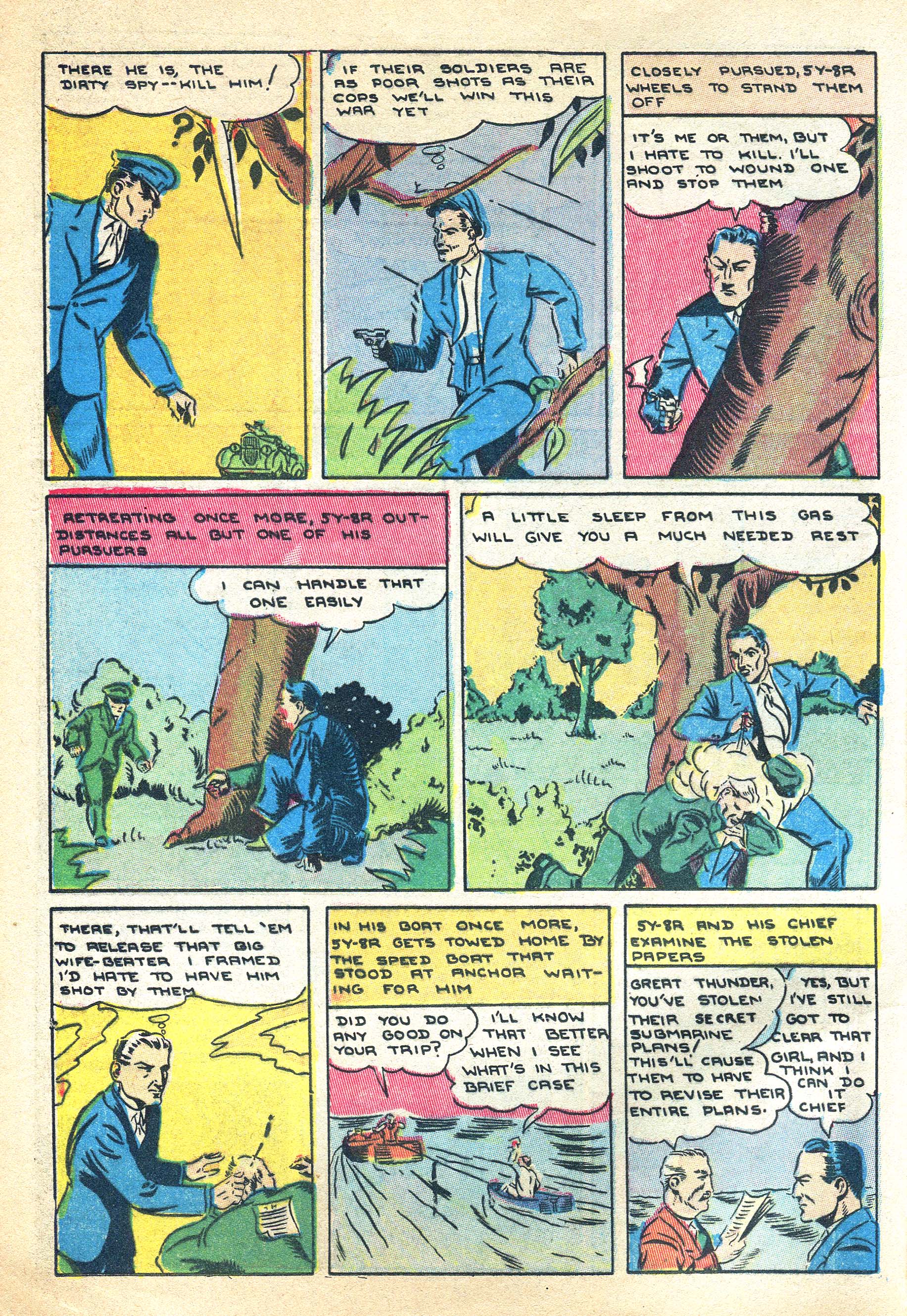 Read online Super Spy (1940) comic -  Issue #1 - 8