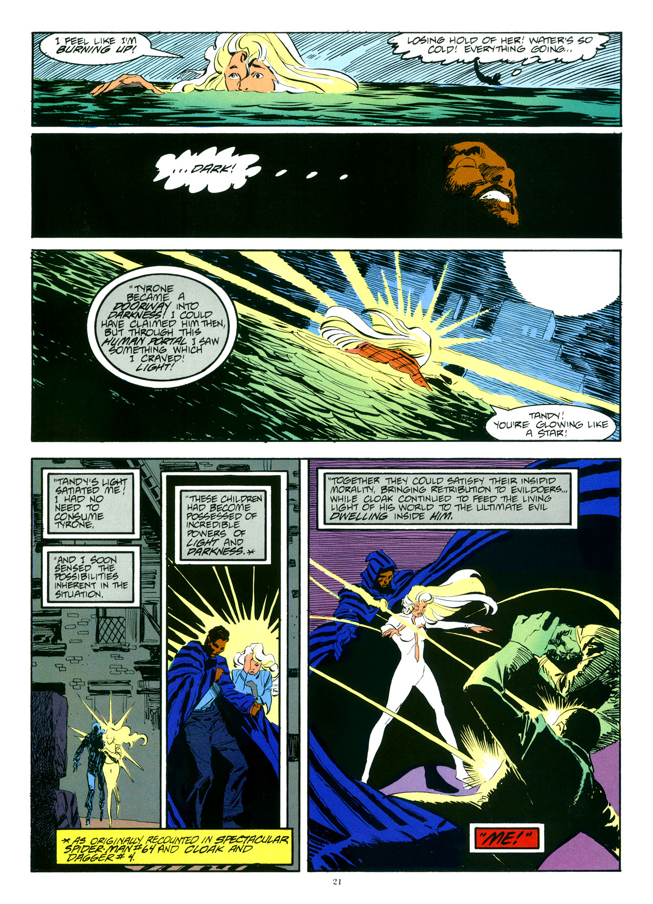 Read online Marvel Graphic Novel comic -  Issue #35 - Cloak & Dagger - Predator and Prey - 25