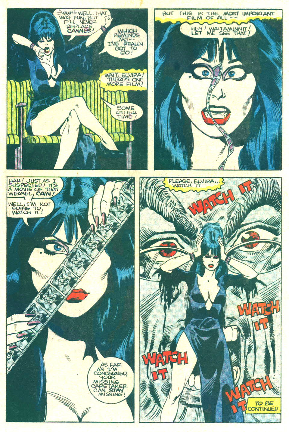 Read online Elvira's House of Mystery comic -  Issue #9 - 24