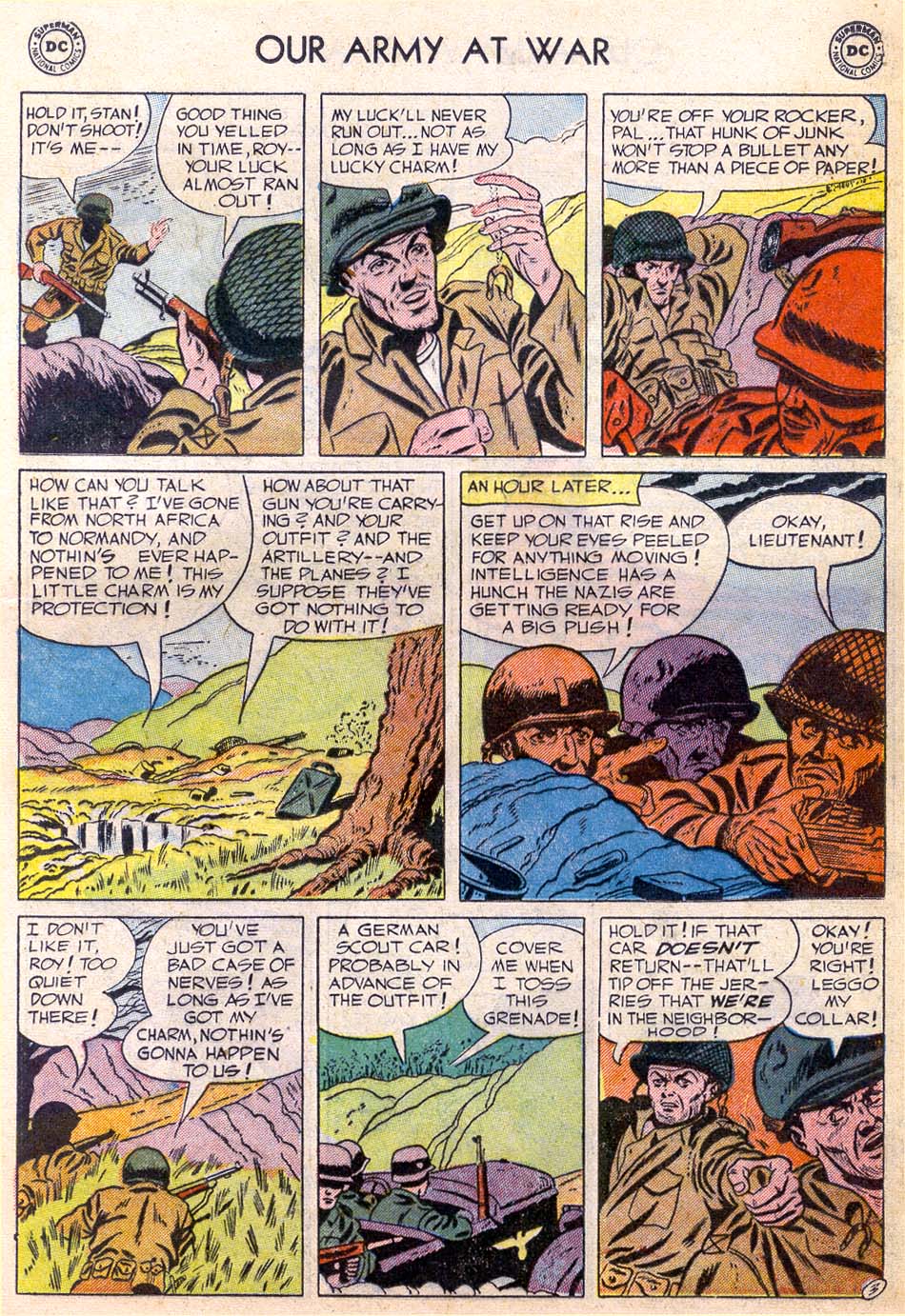 Read online Our Army at War (1952) comic -  Issue #3 - 22