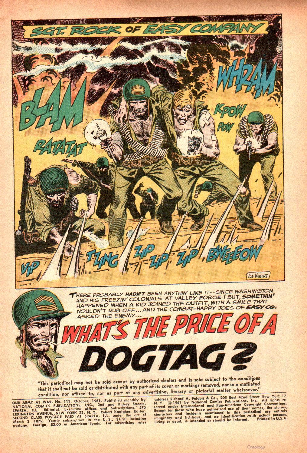Read online Our Army at War (1952) comic -  Issue #111 - 3