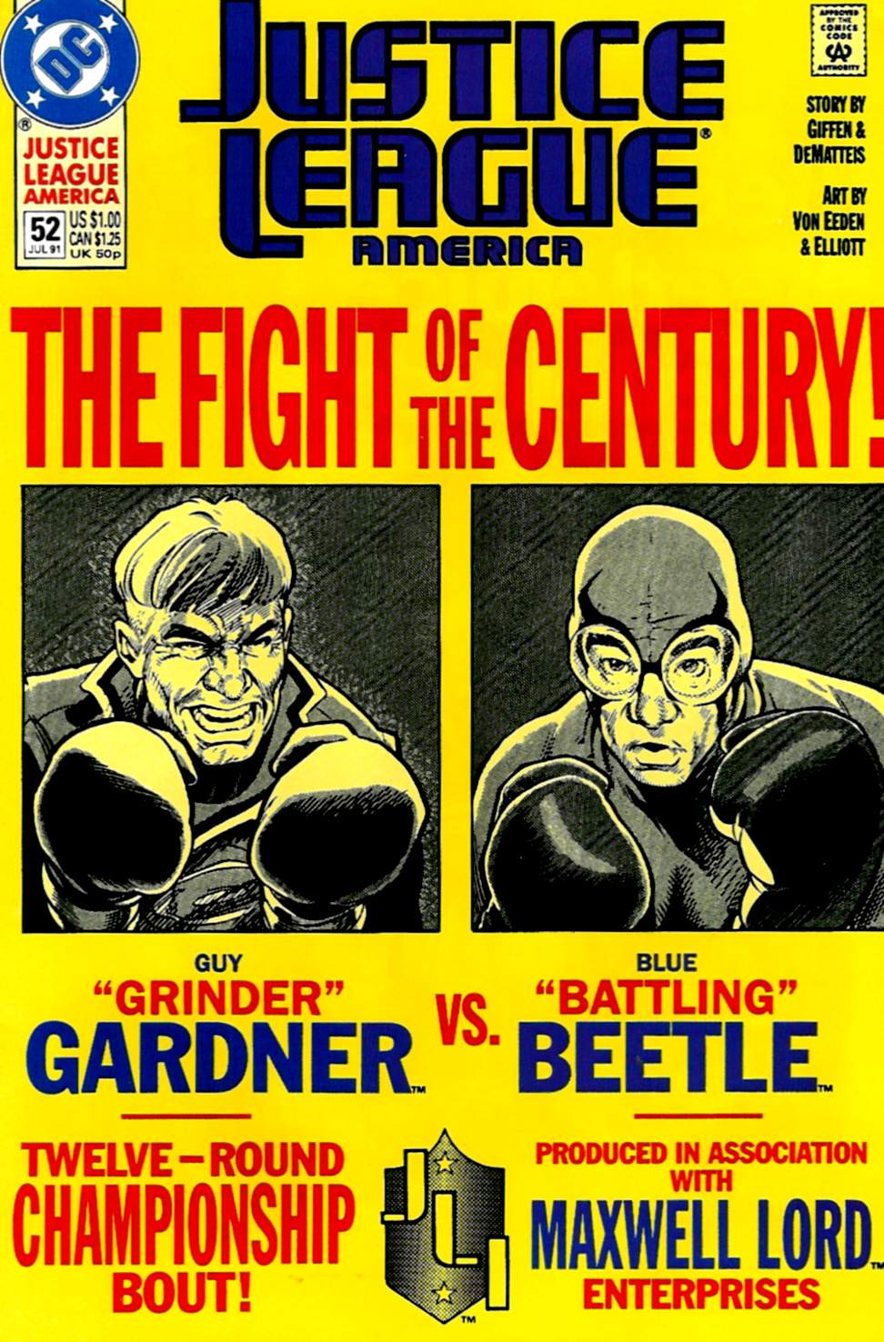 Read online Justice League America comic -  Issue #52 - 1