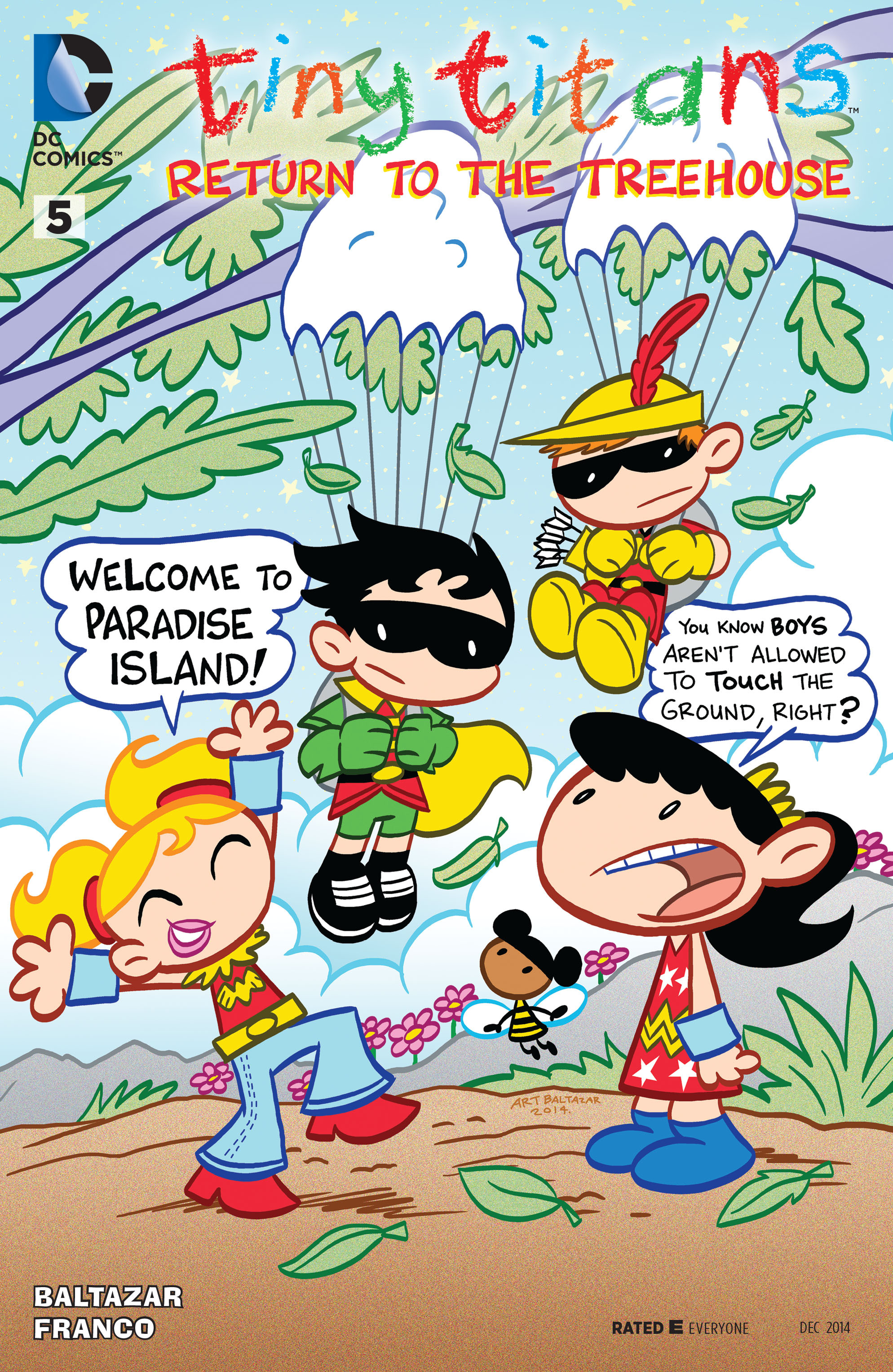 Read online Tiny Titans: Return To the Treehouse comic -  Issue #5 - 1
