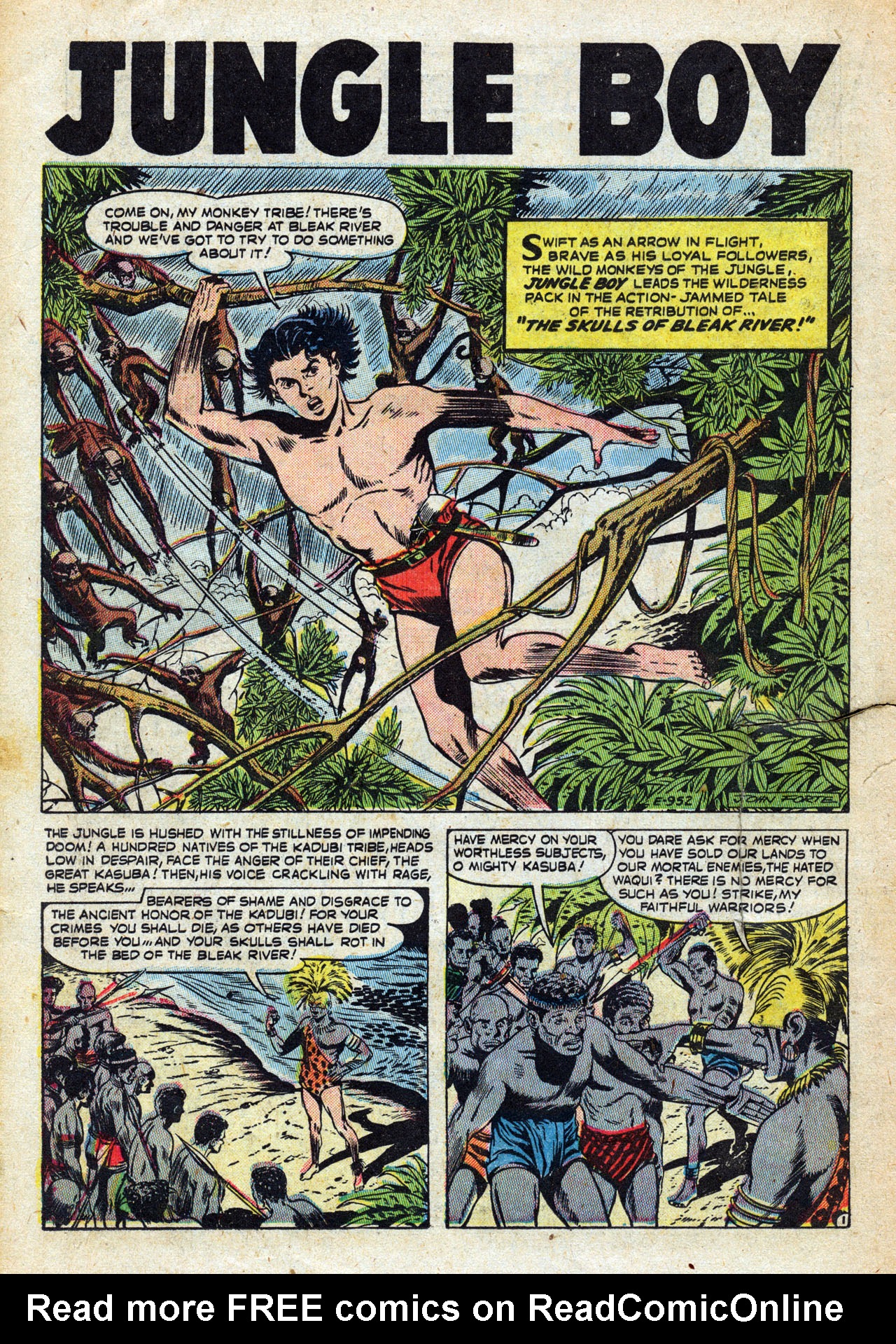 Read online Jungle Action (1954) comic -  Issue #1 - 18
