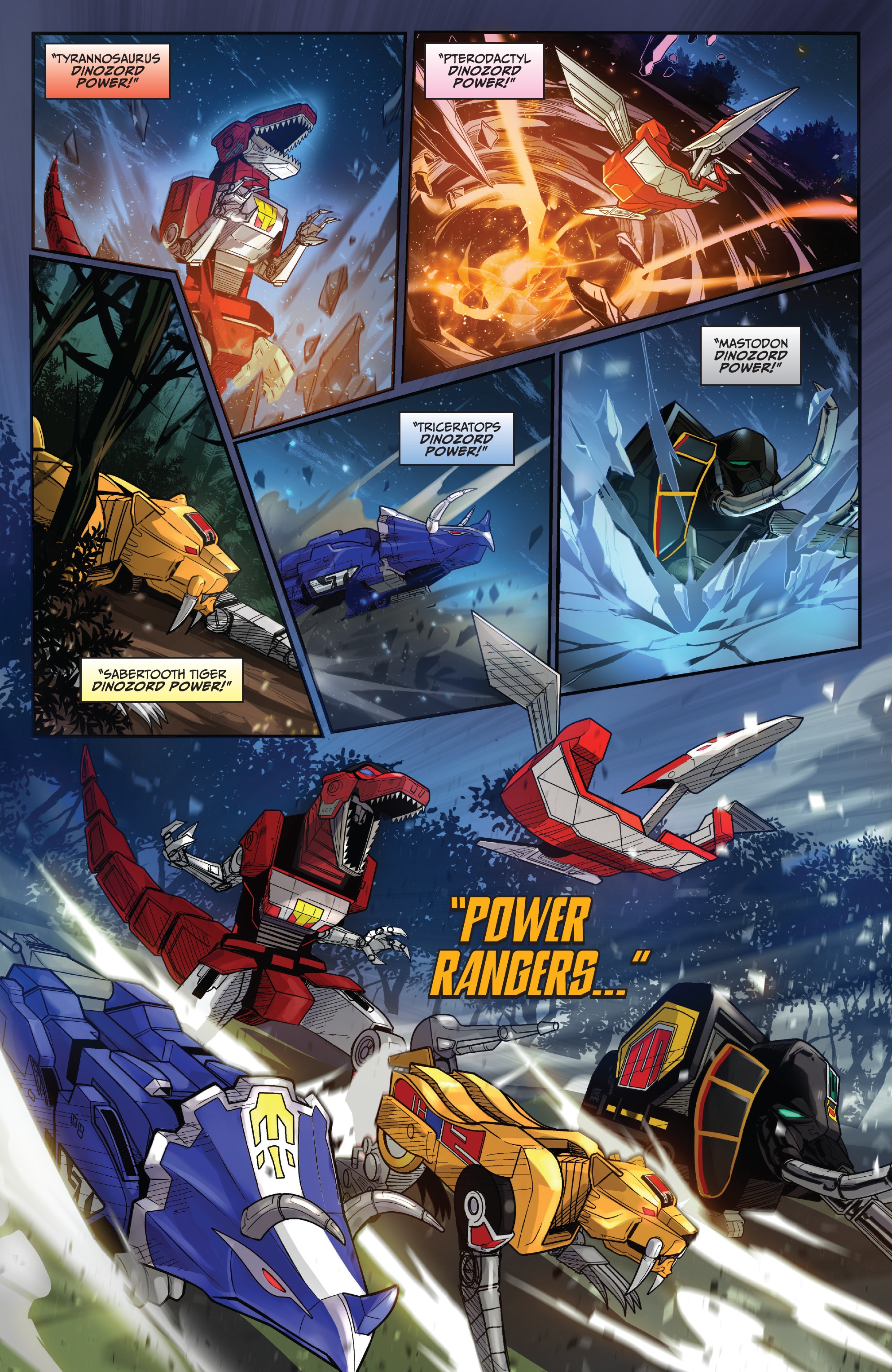 Read online Saban's Go Go Power Rangers: Forever Rangers comic -  Issue # Full - 7