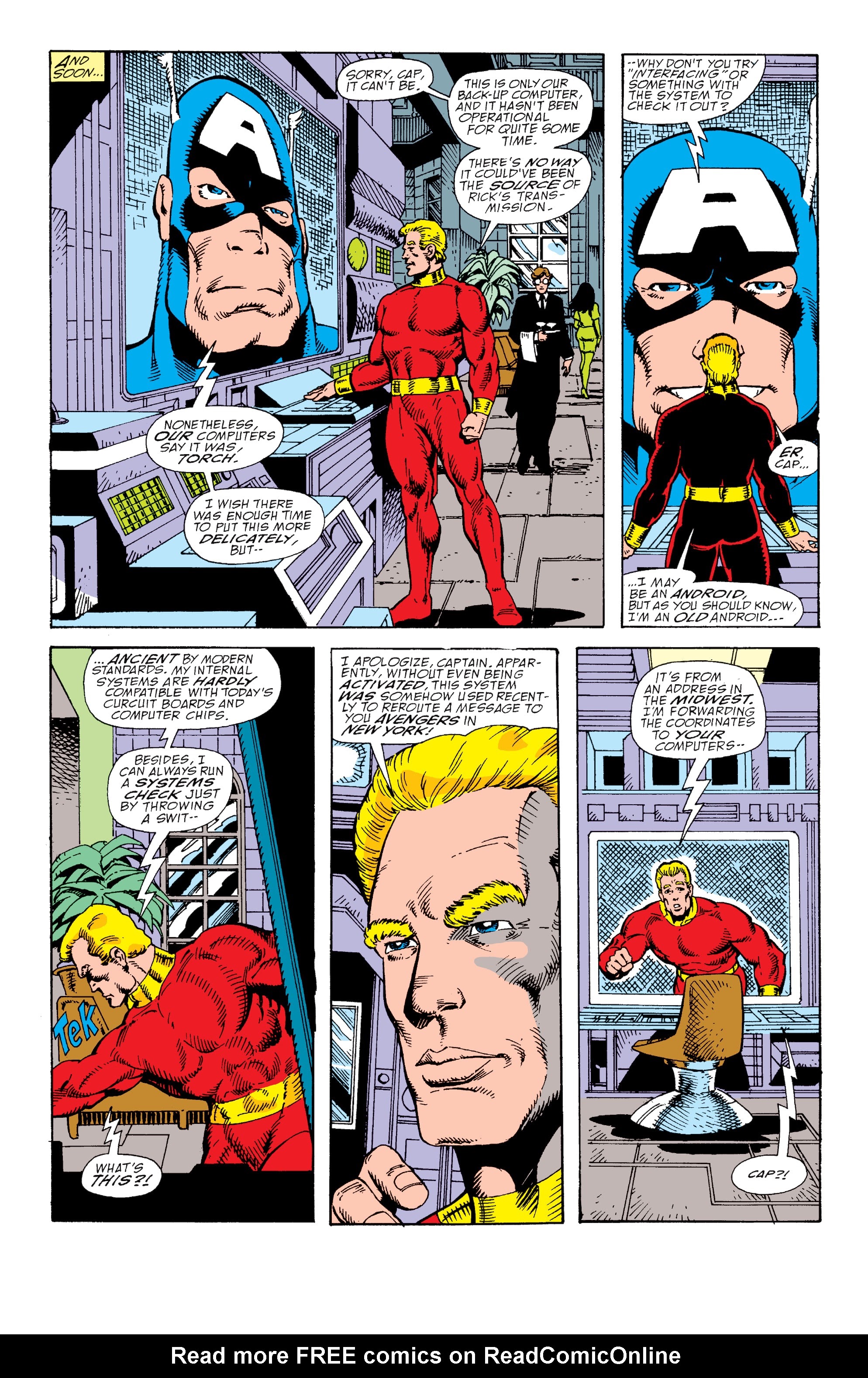 Read online Avengers West Coast Epic Collection: How The West Was Won comic -  Issue #Avengers West Coast Epic Collection Darker Than Scarlet (Part 5) - 12