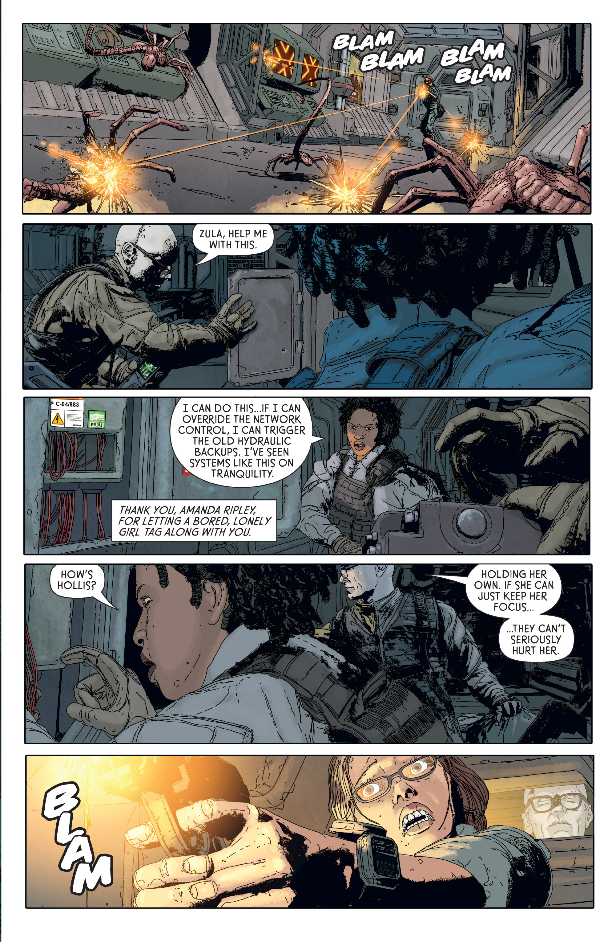 Read online Aliens: Defiance comic -  Issue #6 - 13